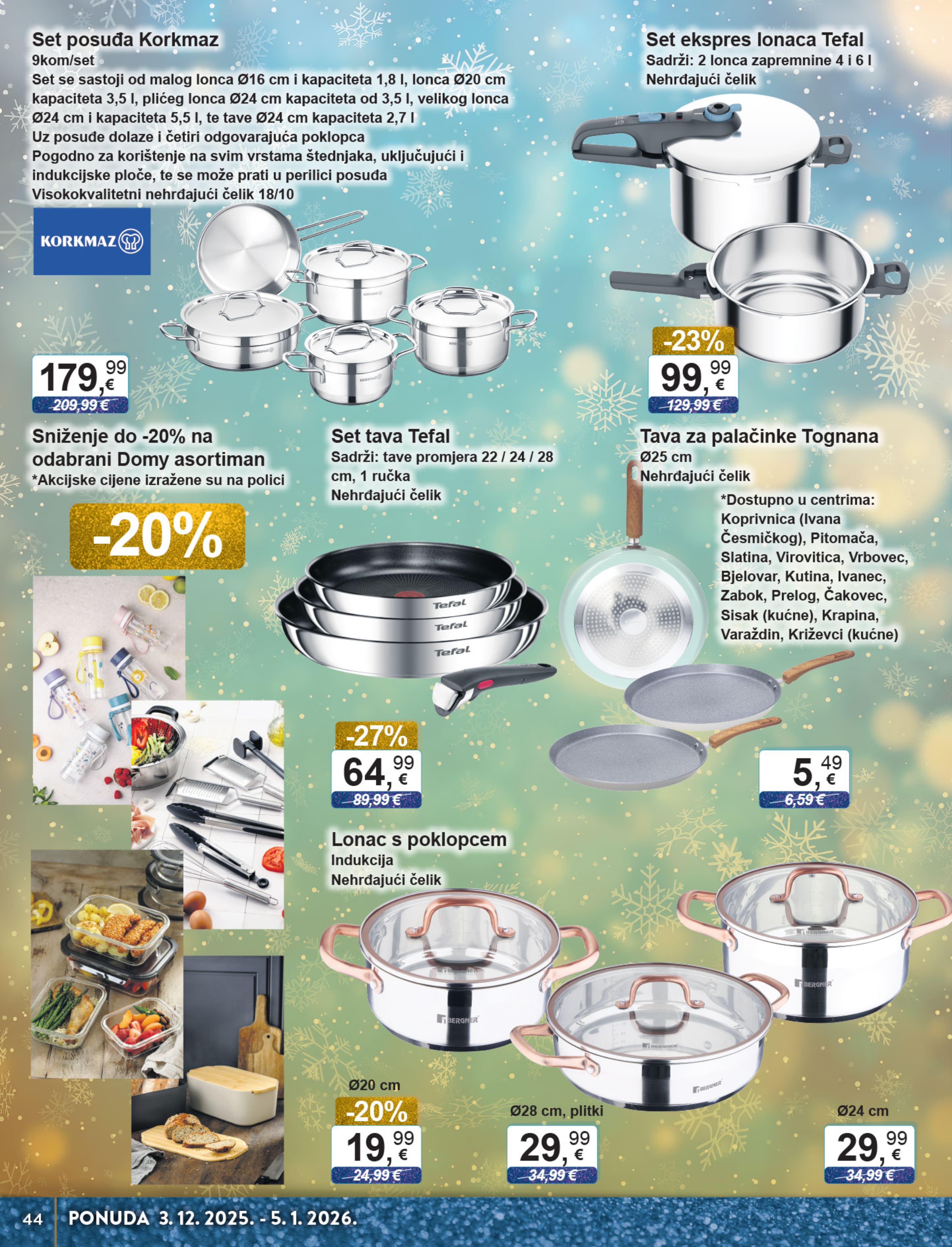 Page from catalog: Tehnika i posuđe