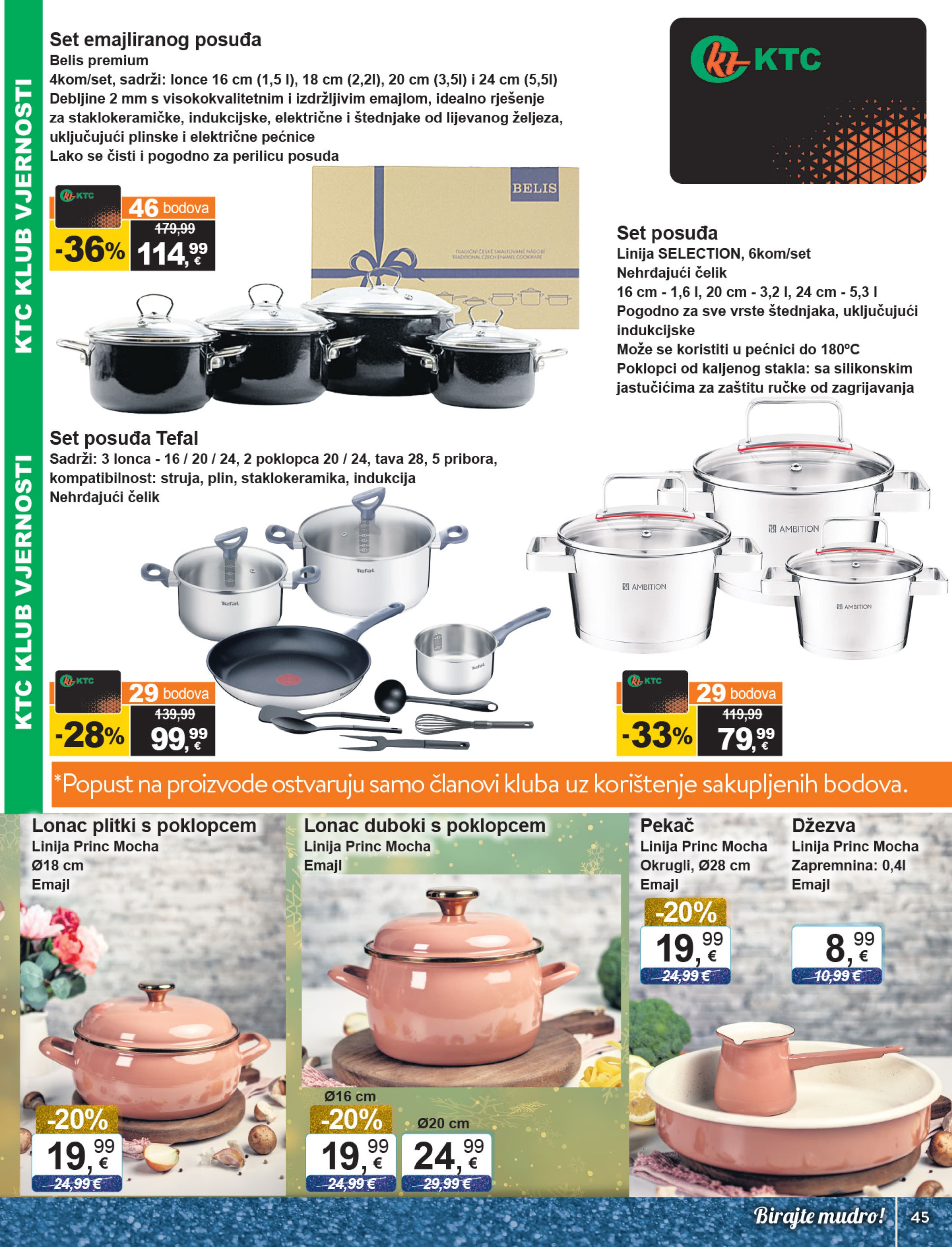 Page from catalog: Tehnika i posuđe