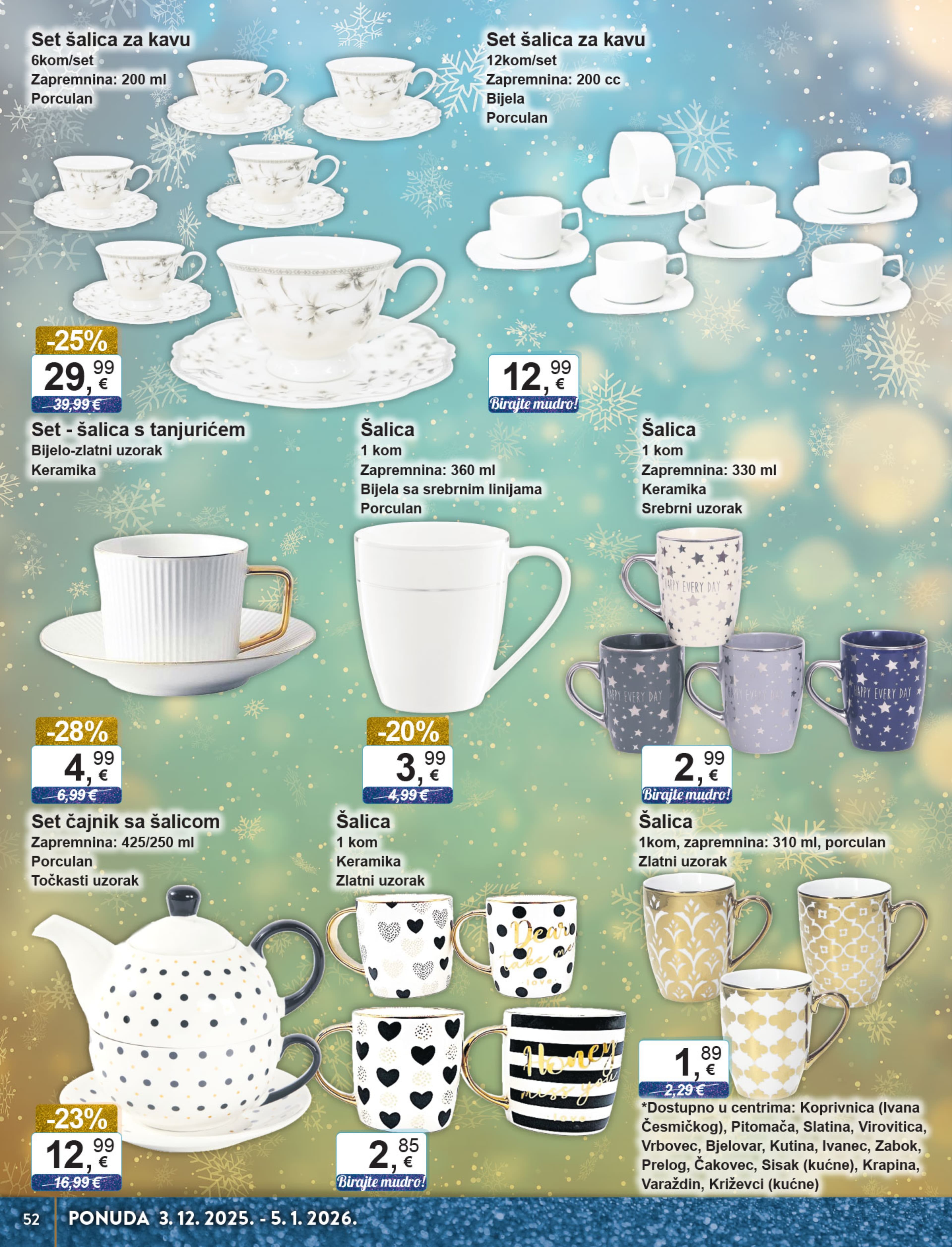 Page from catalog: Tehnika i posuđe