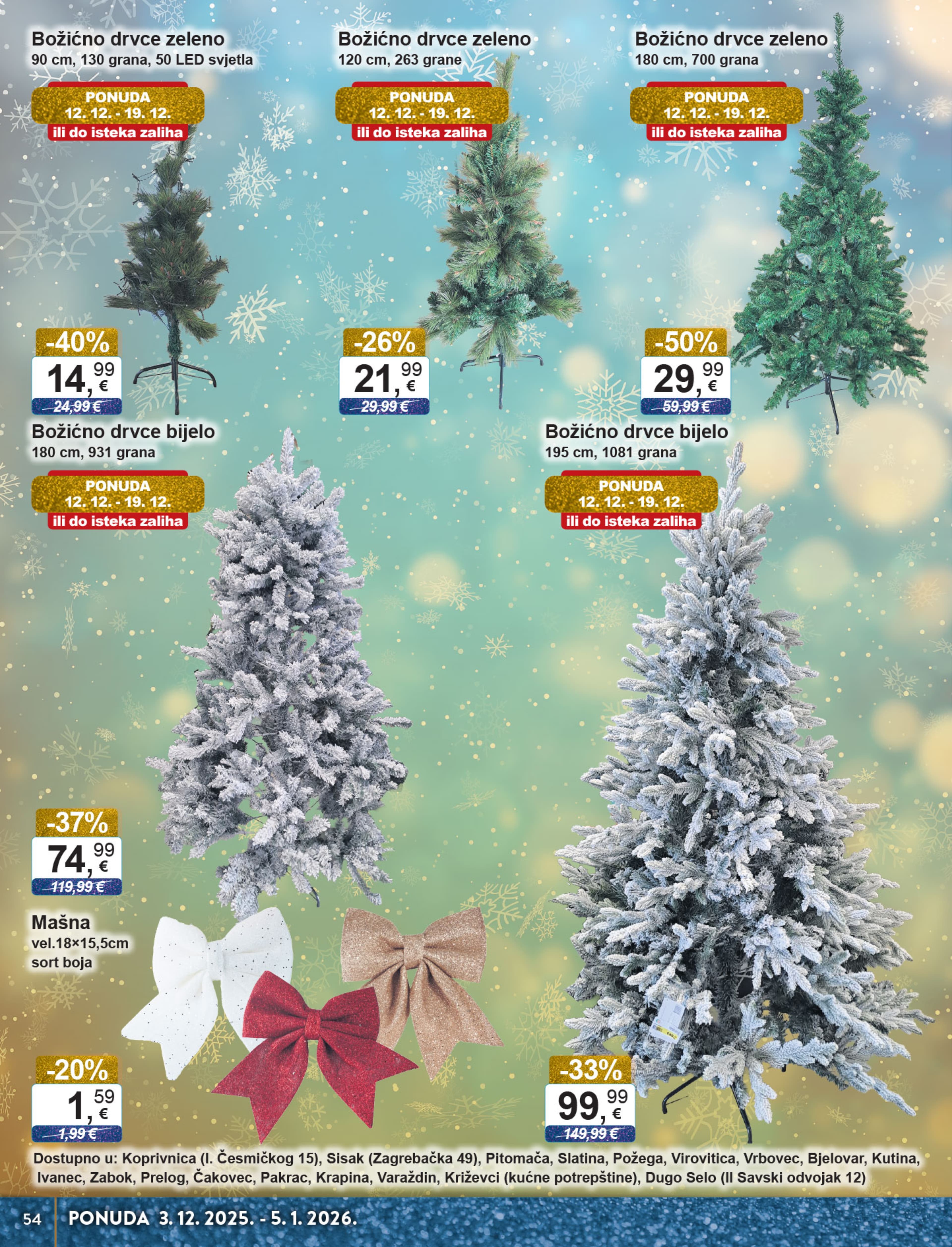 Page from catalog: Tehnika i posuđe