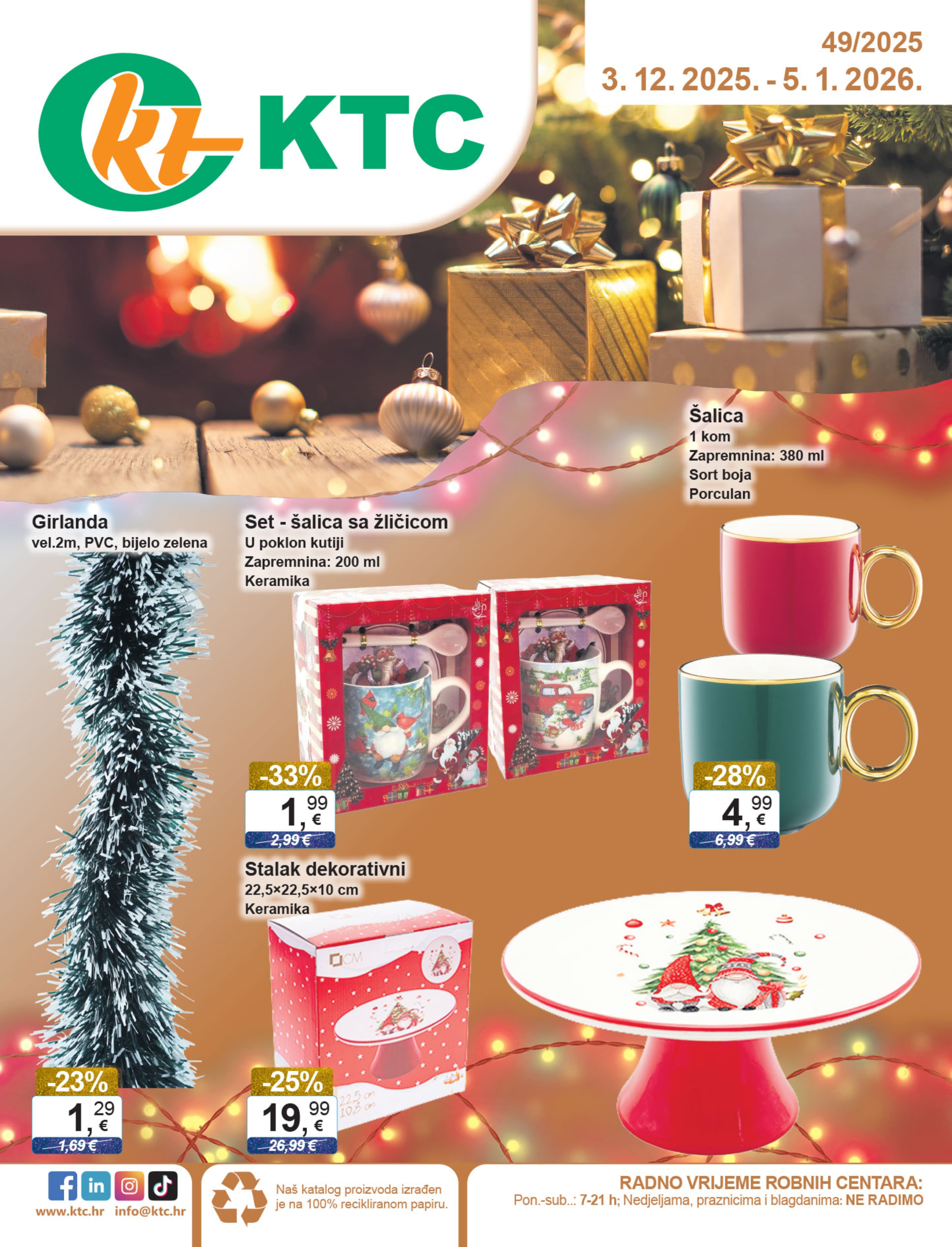 Page from catalog: Tehnika i posuđe