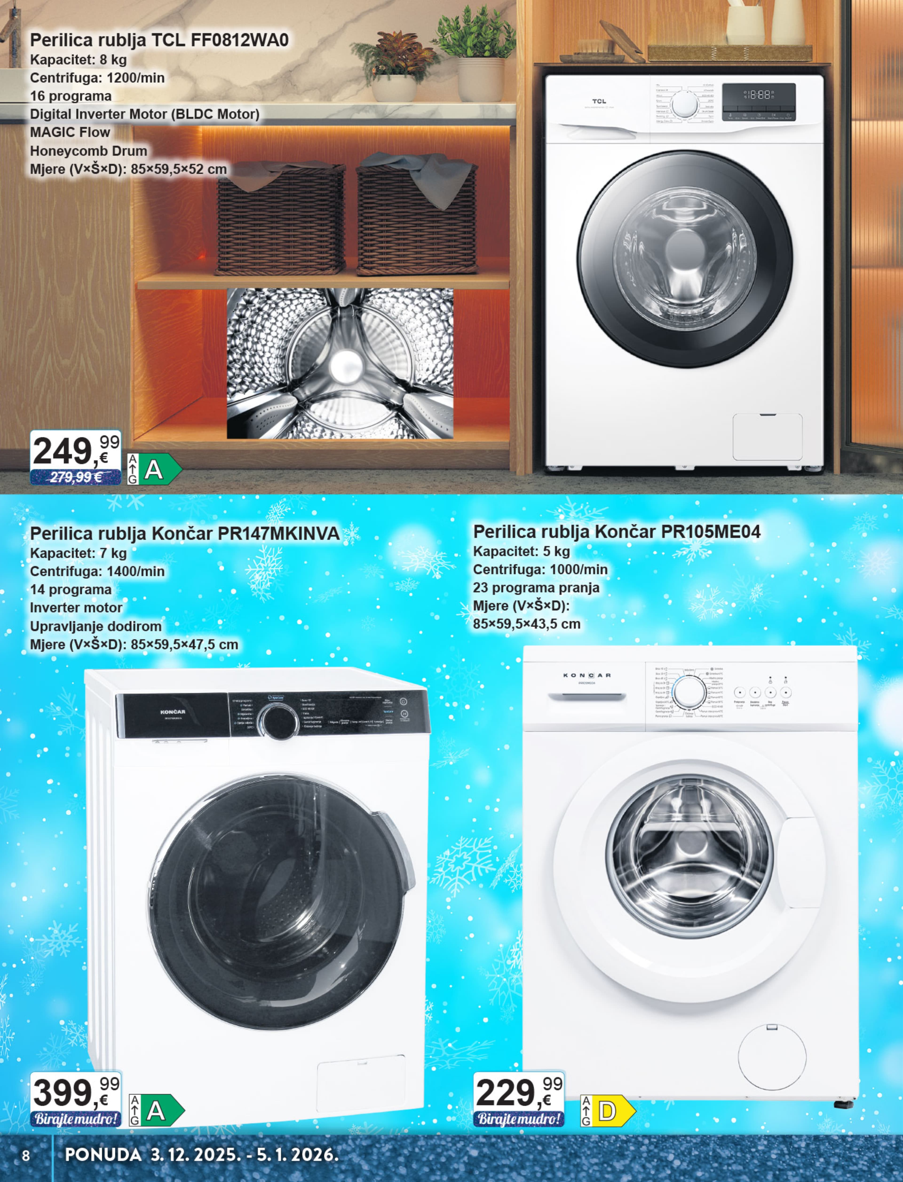 Stranica 8. KTC kataloga - Akcije od 03.12. do 05.01.2026.