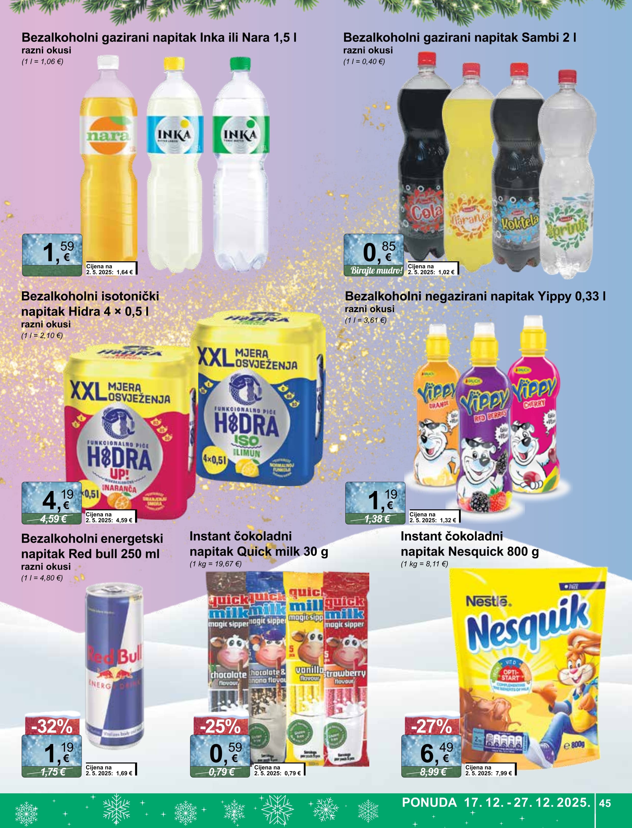 Page from catalog: Široka potrošnja