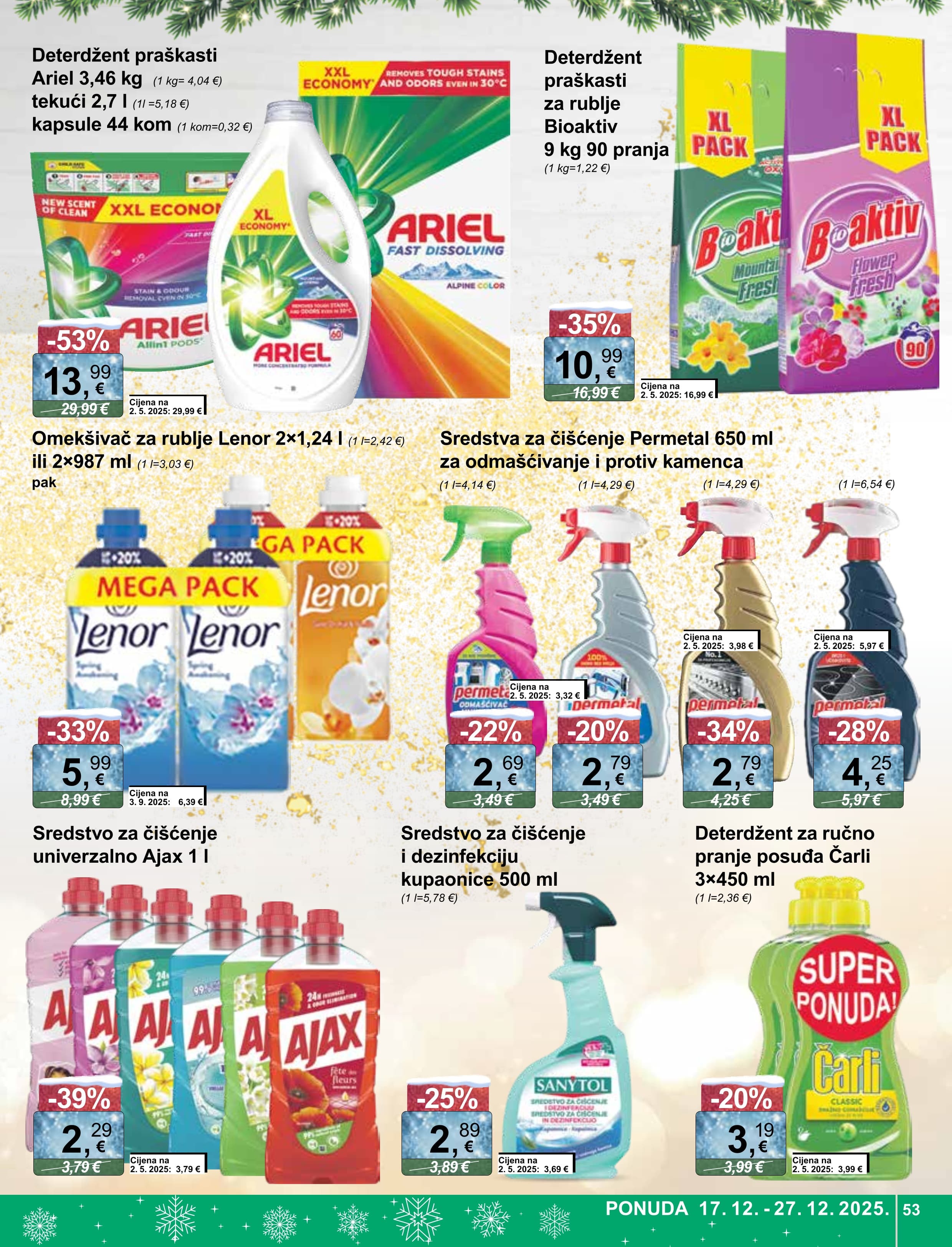 Page from catalog: Široka potrošnja