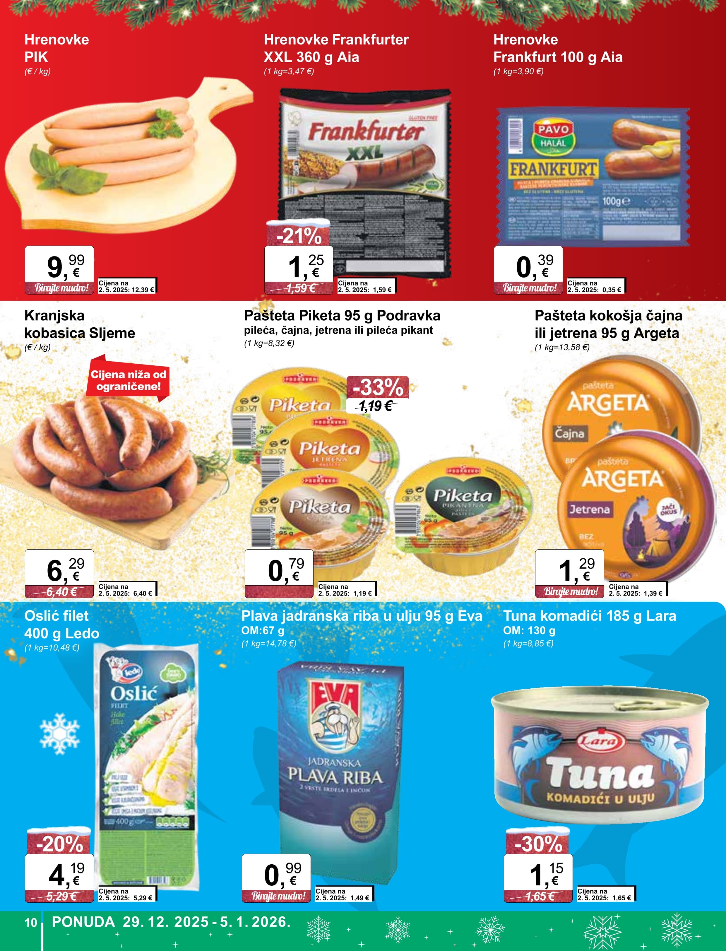 Page from catalog: Akcijska ponuda