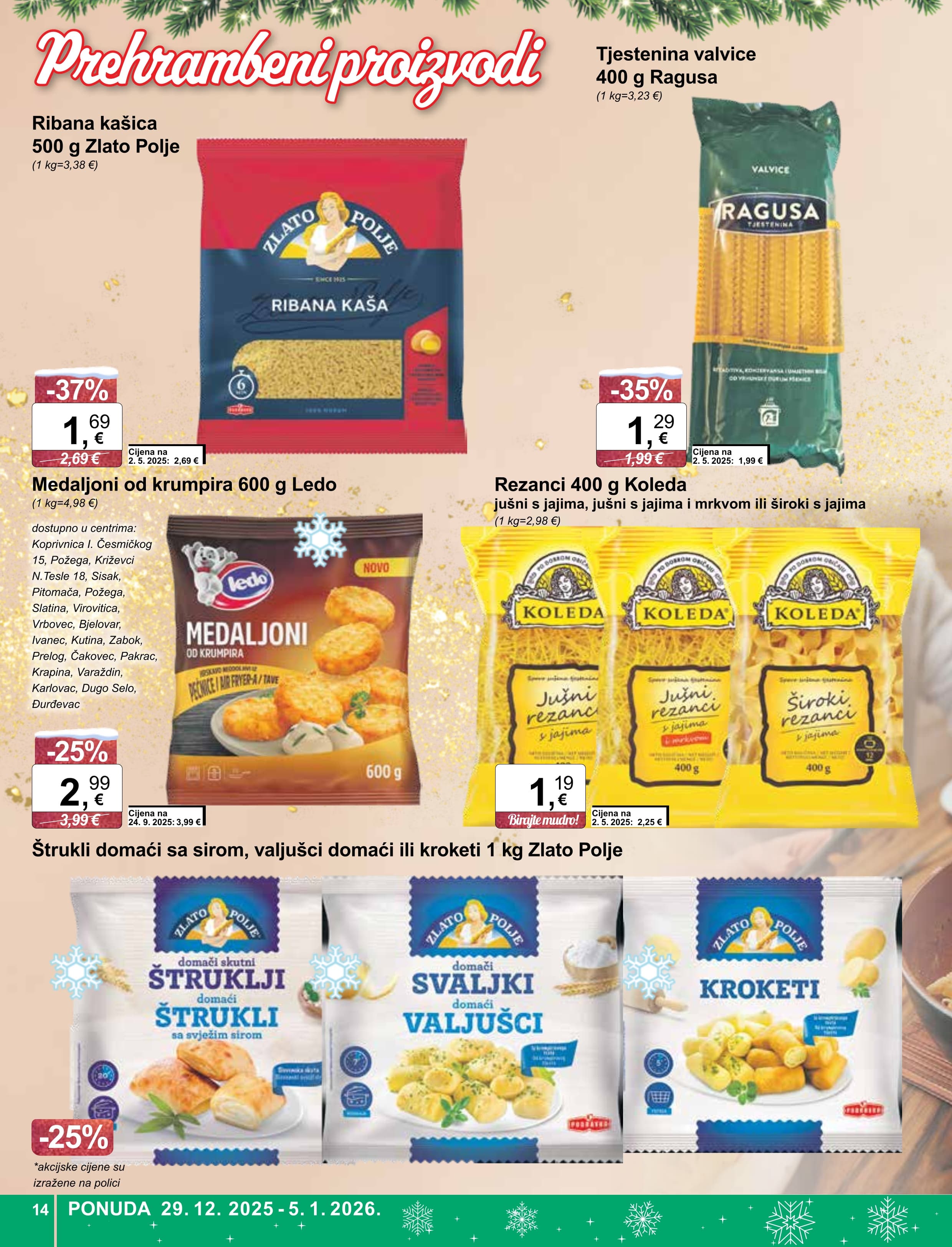 Page from catalog: Akcijska ponuda