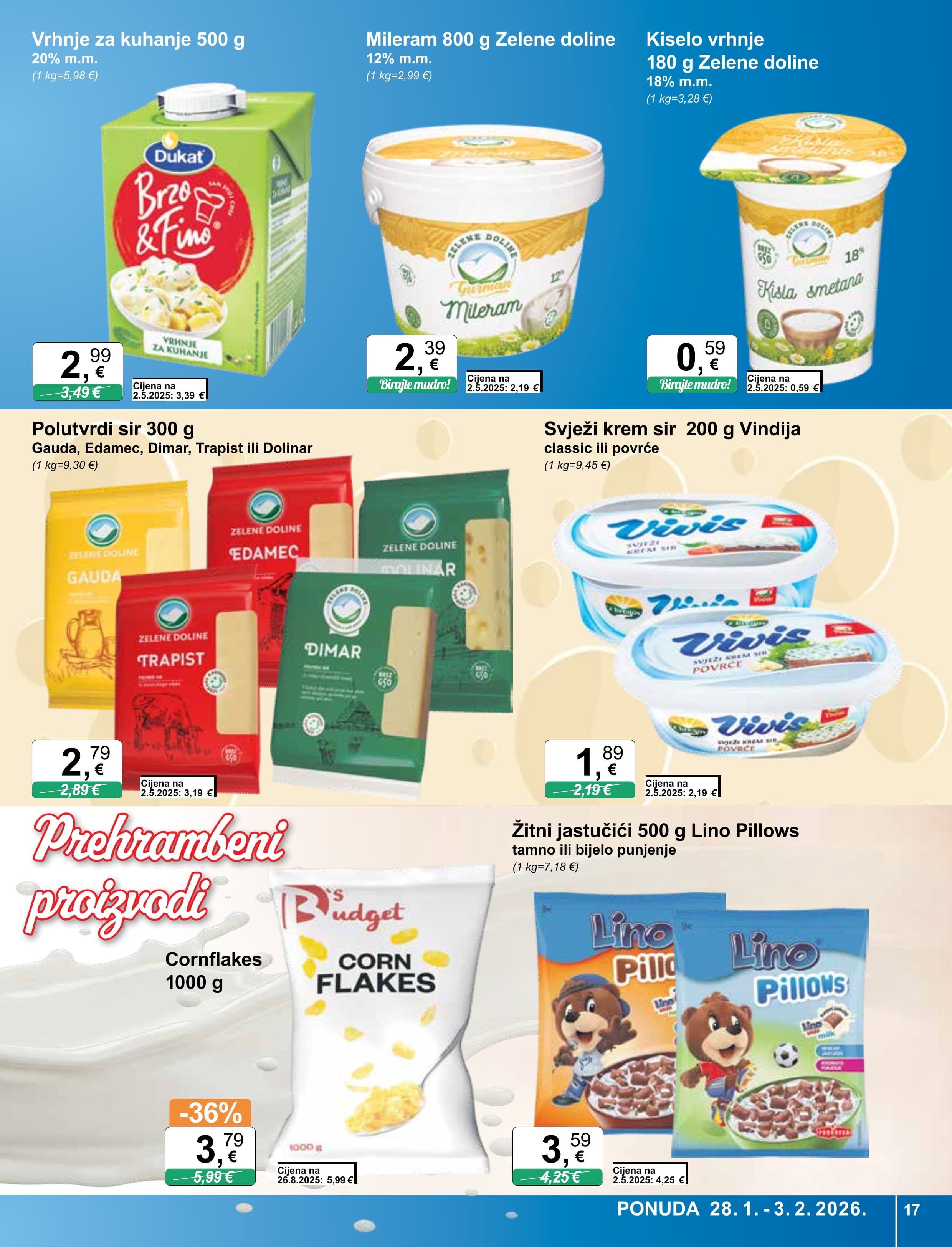 Stranica 17. KTC kataloga - Tjedna Akcija Prehrana