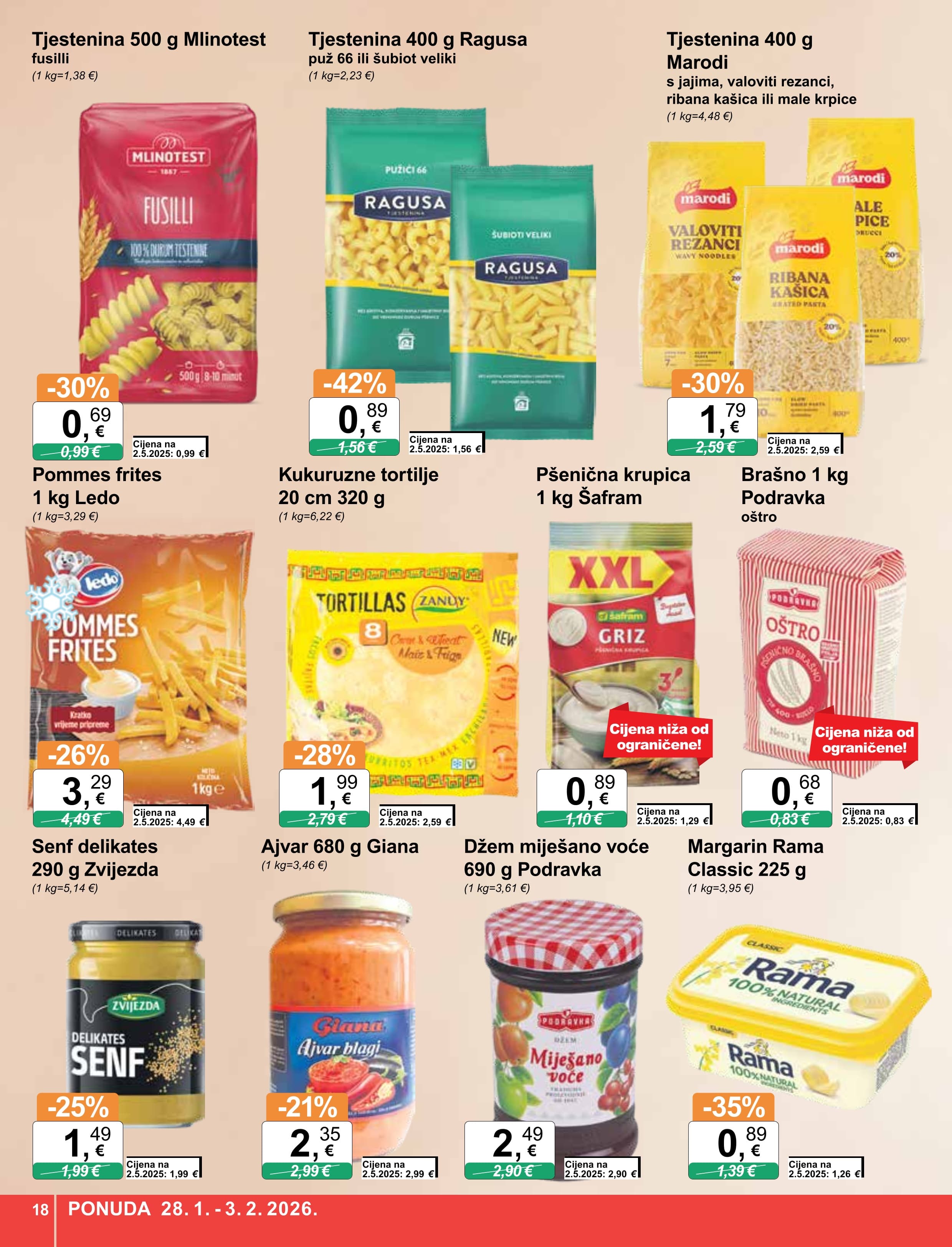 Stranica 18. KTC kataloga - Tjedna Akcija Prehrana