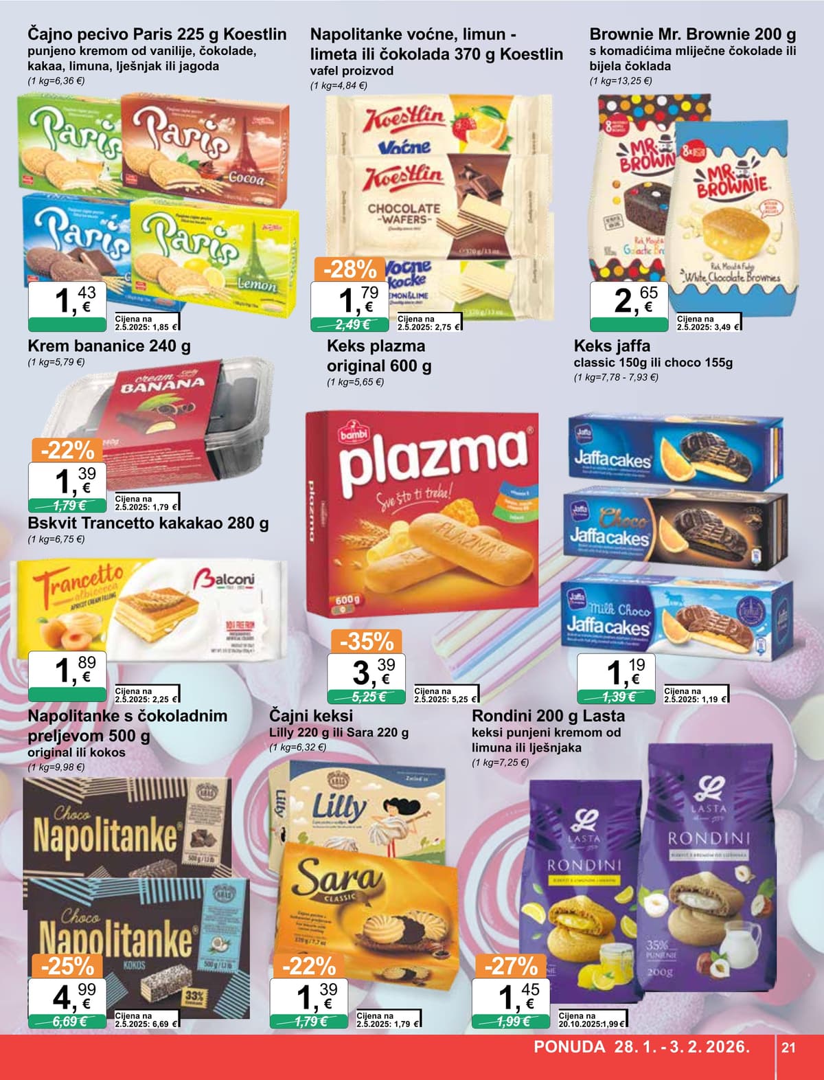 Stranica 21. KTC kataloga - Tjedna Akcija Prehrana od 14.02.2026.