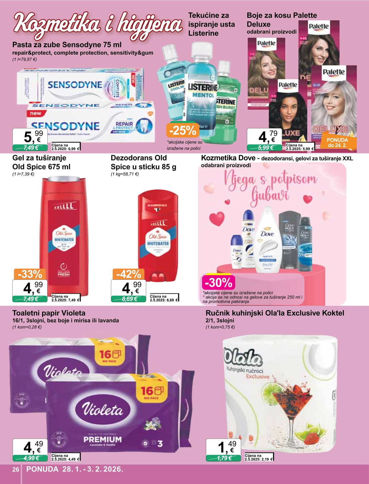 Stranica 26. KTC kataloga - Tjedna Akcija Prehrana od 14.02.2026.