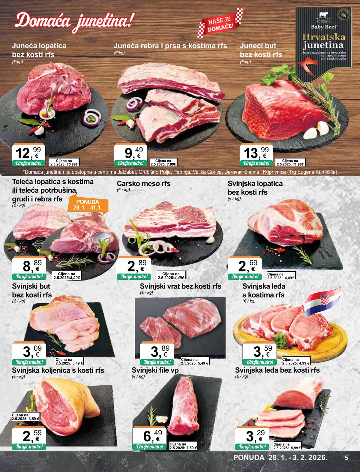 Stranica 5. KTC kataloga - Tjedna Akcija Prehrana od 14.02.2026.