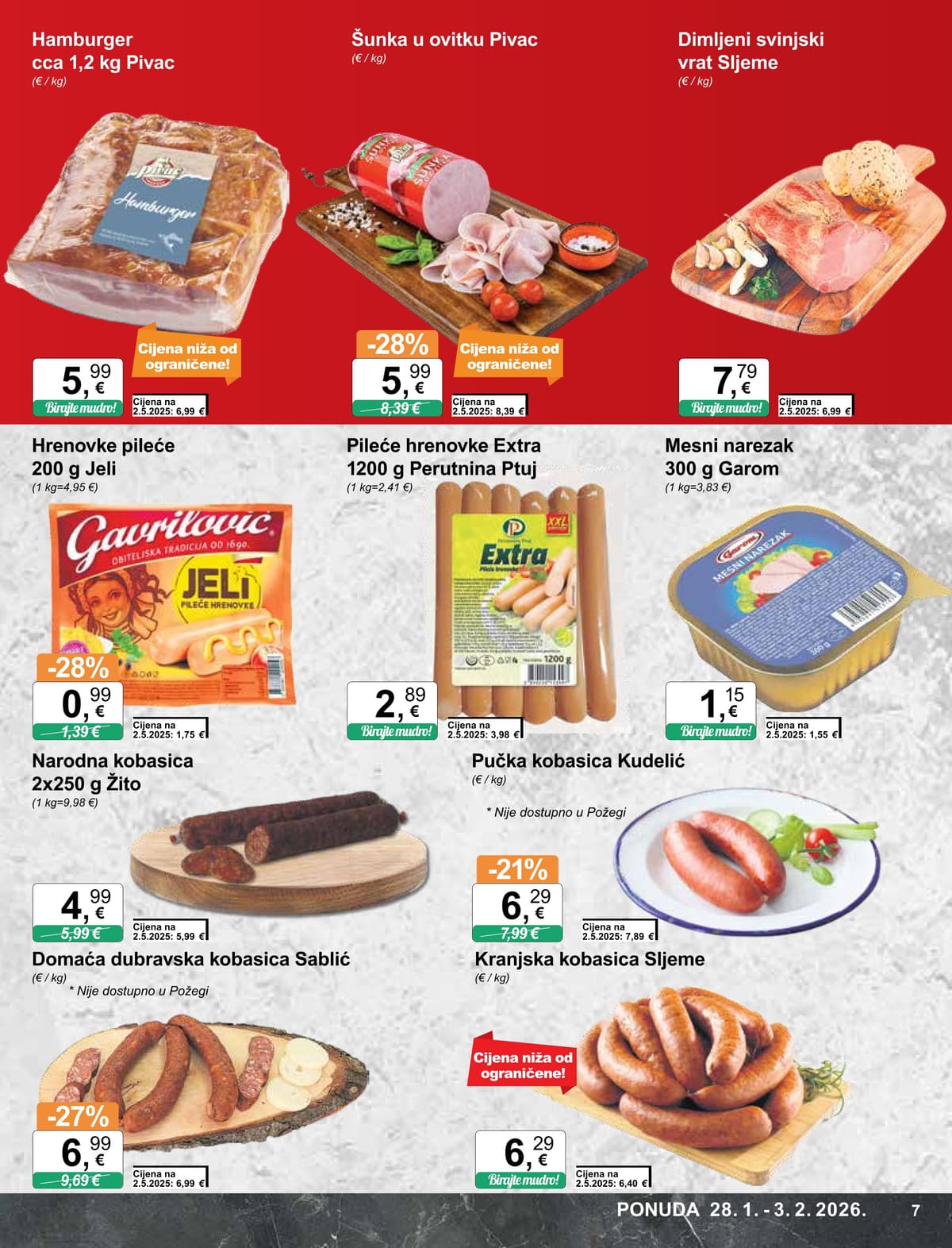 Stranica 7. KTC kataloga - Tjedna Akcija Prehrana od 14.02.2026.