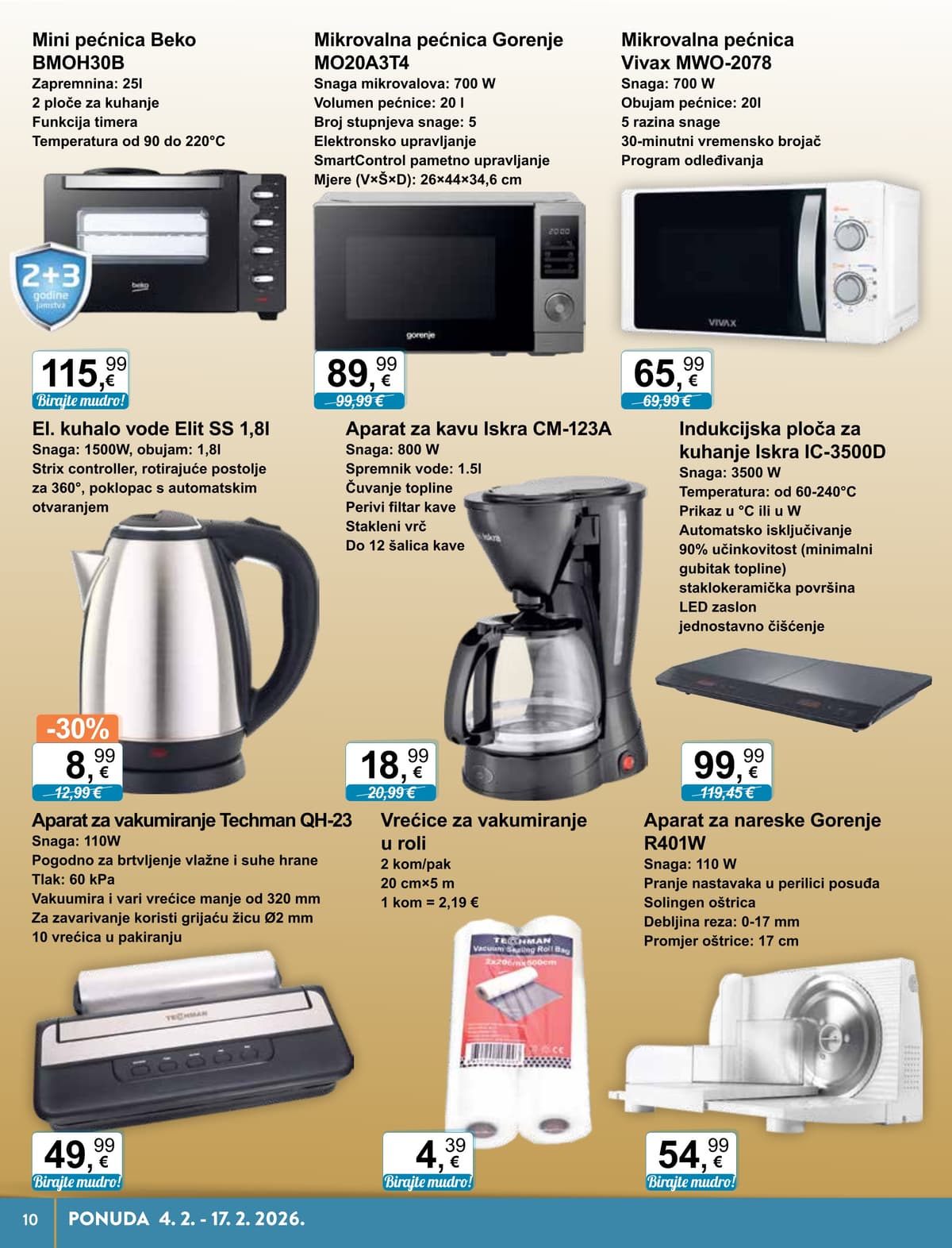 Stranica 10. KTC kataloga - Tehnika i Posuđe