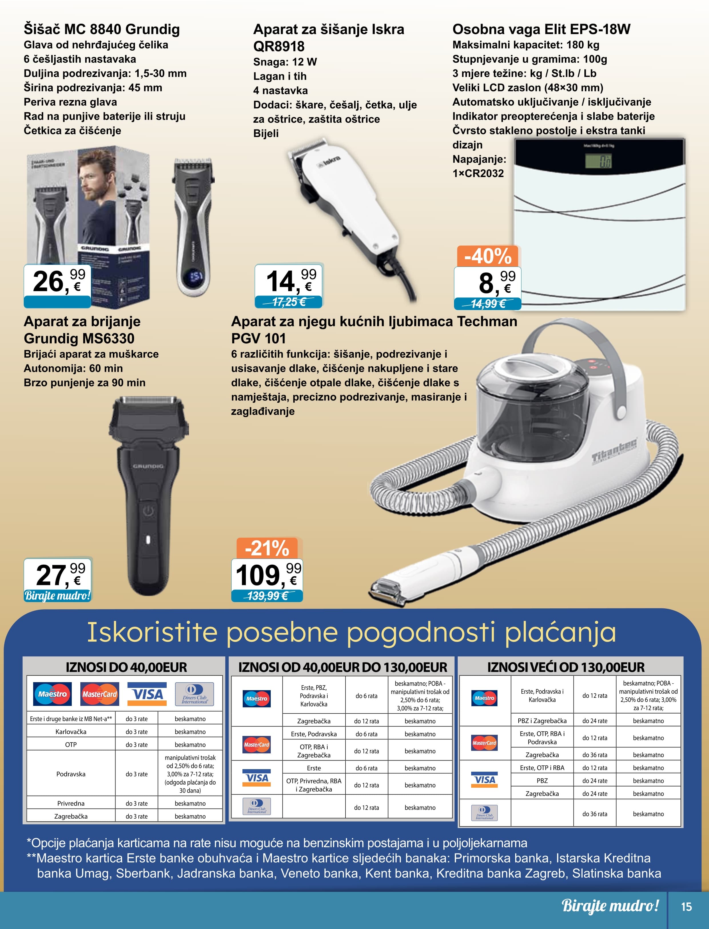 Stranica 15. KTC kataloga - Tehnika i Posuđe