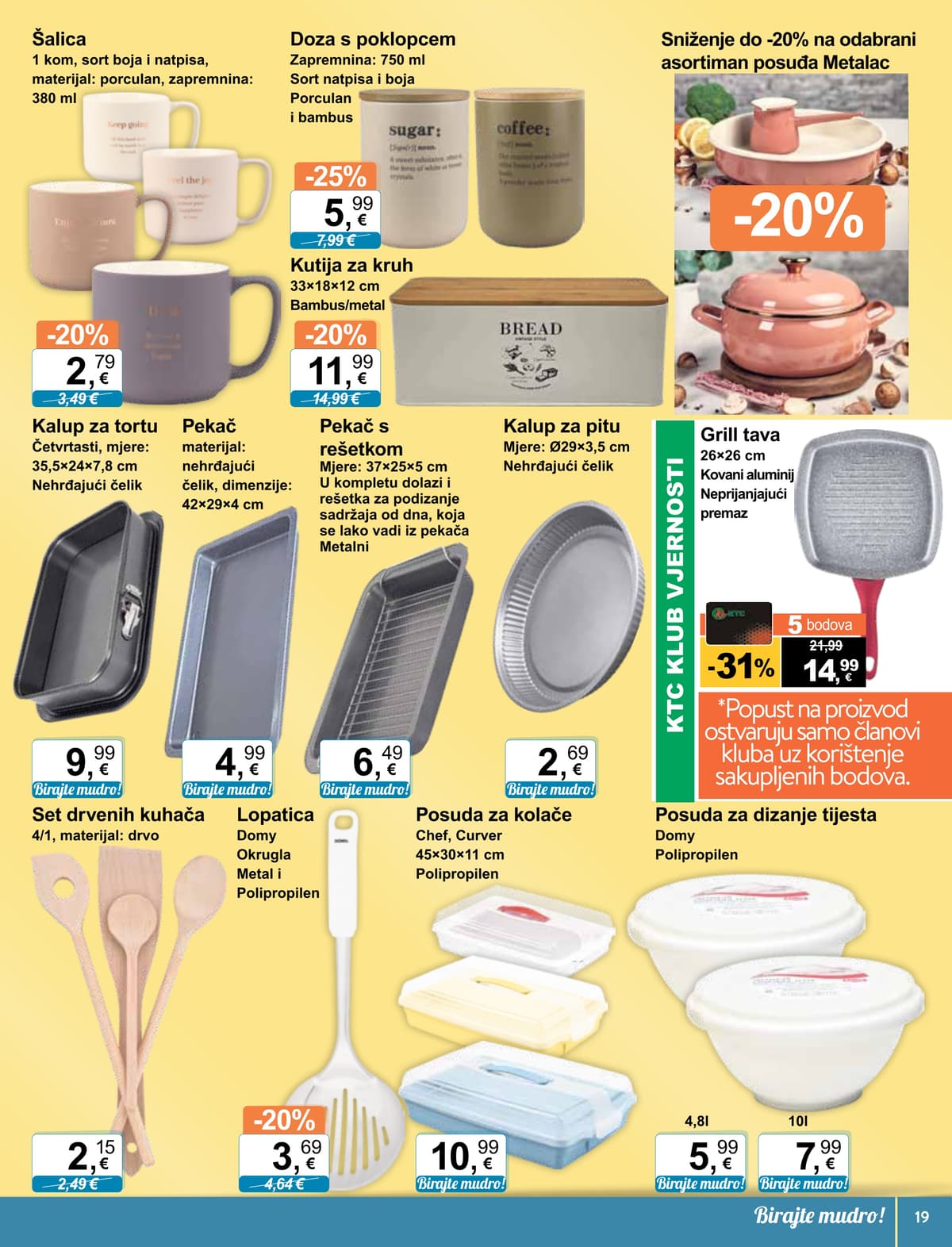 Stranica 19. KTC kataloga - Tehnika i Posuđe