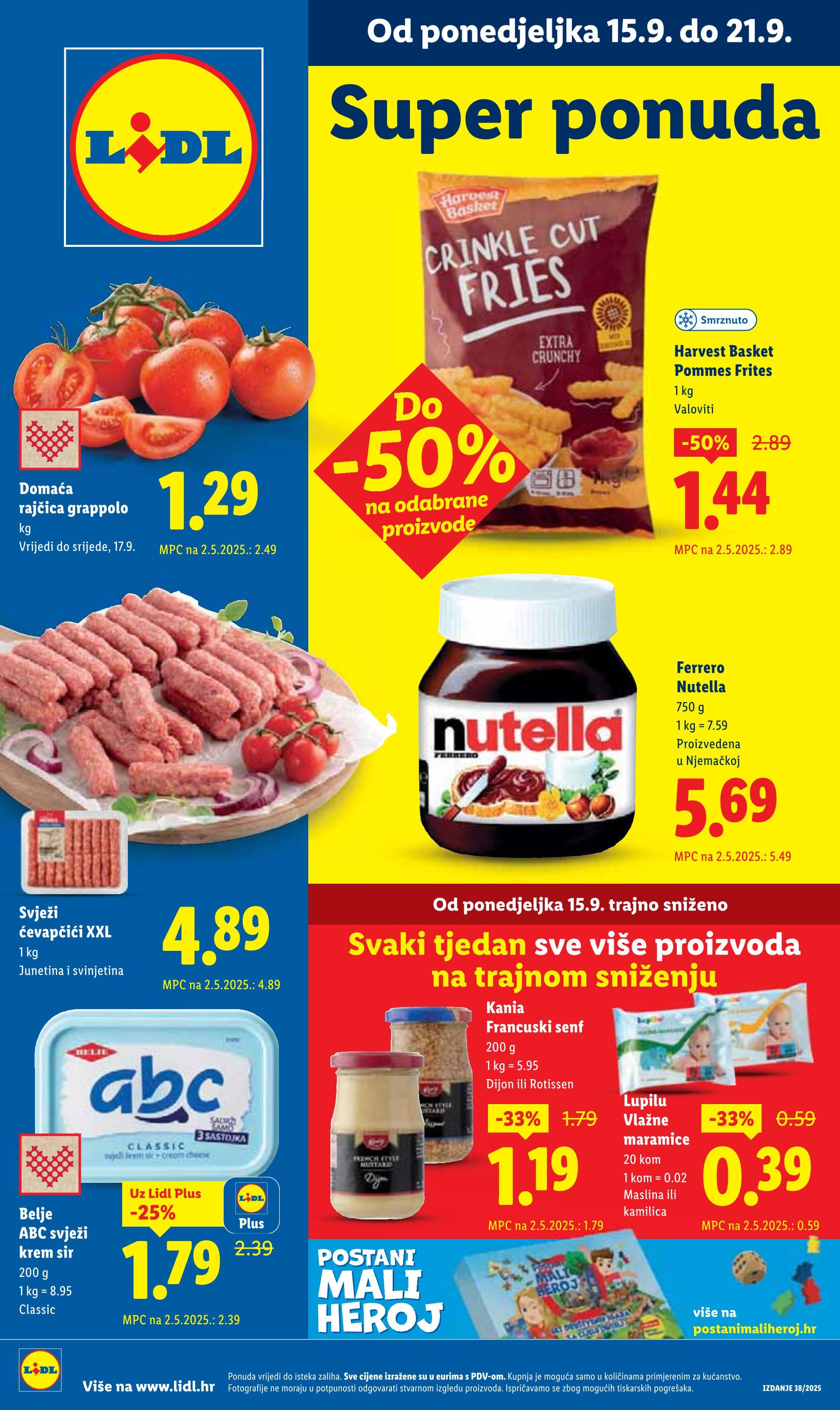 Stranica 1. Lidl kataloga - Akcije od 15.09. do 21.09.2025.