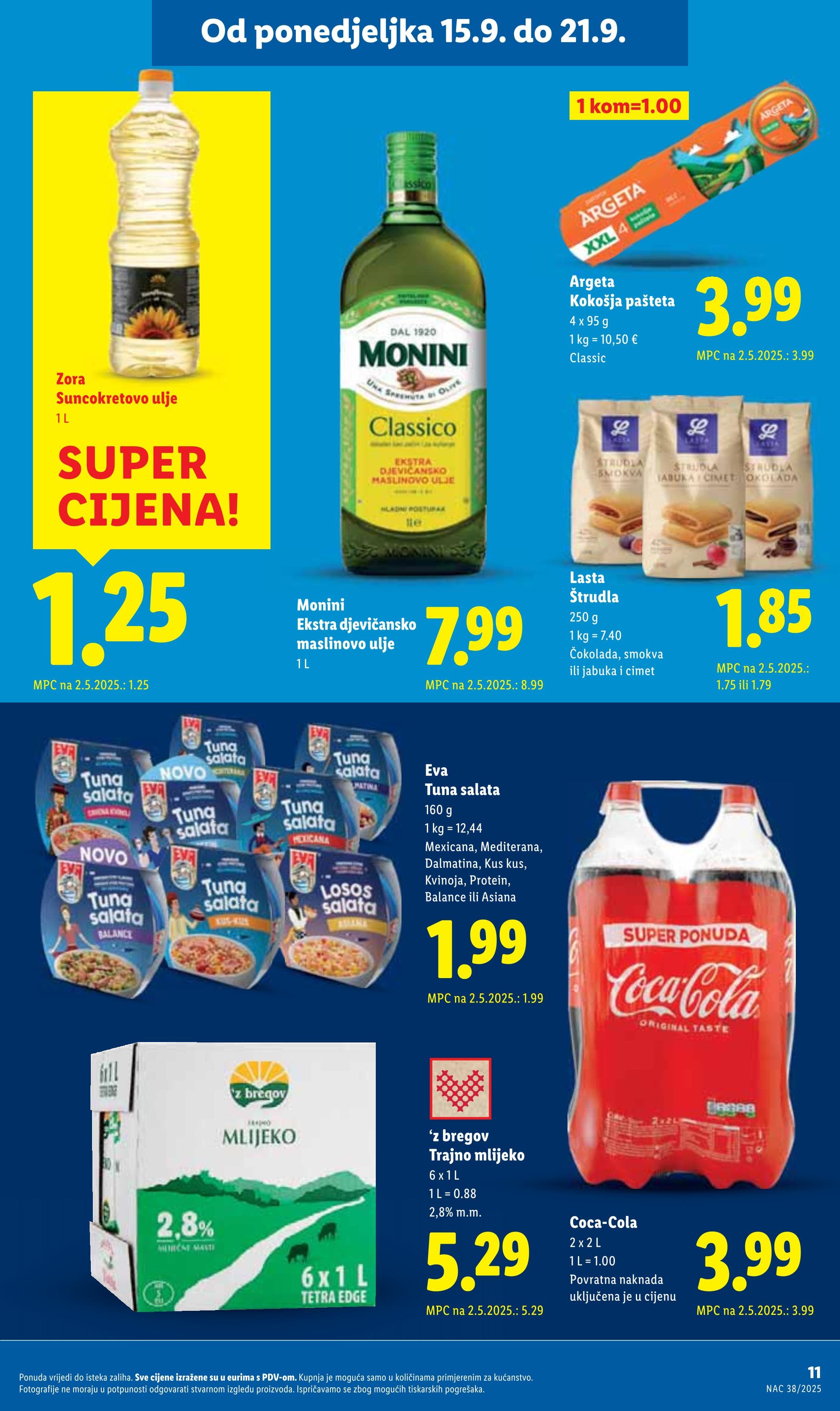 Stranica 11. Lidl kataloga - Akcije od 15.09. do 21.09.2025.