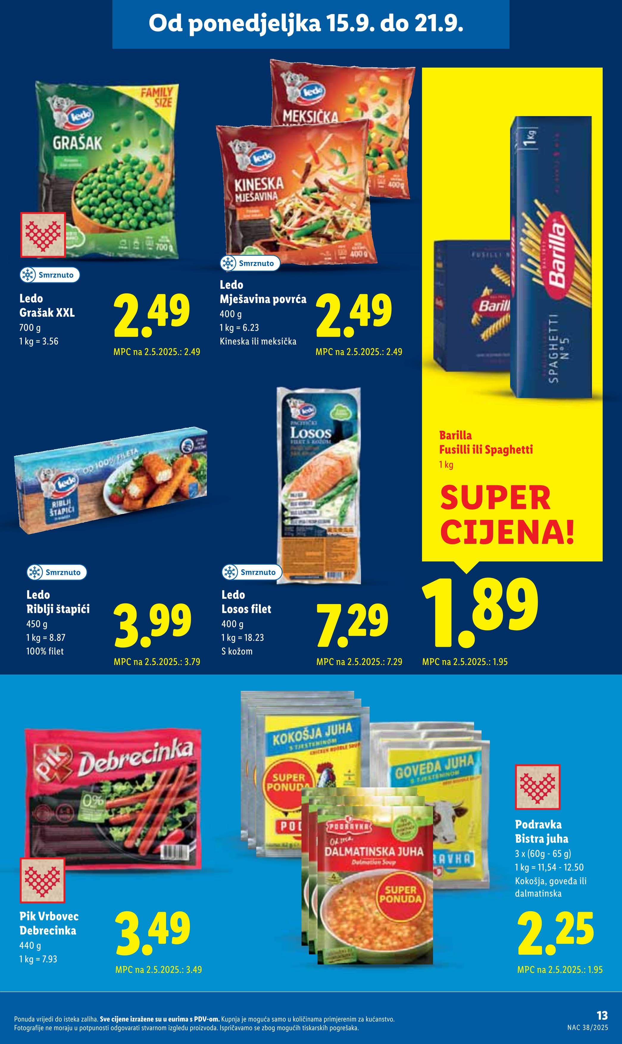 Stranica 13. Lidl kataloga - Akcije od 15.09. do 21.09.2025.