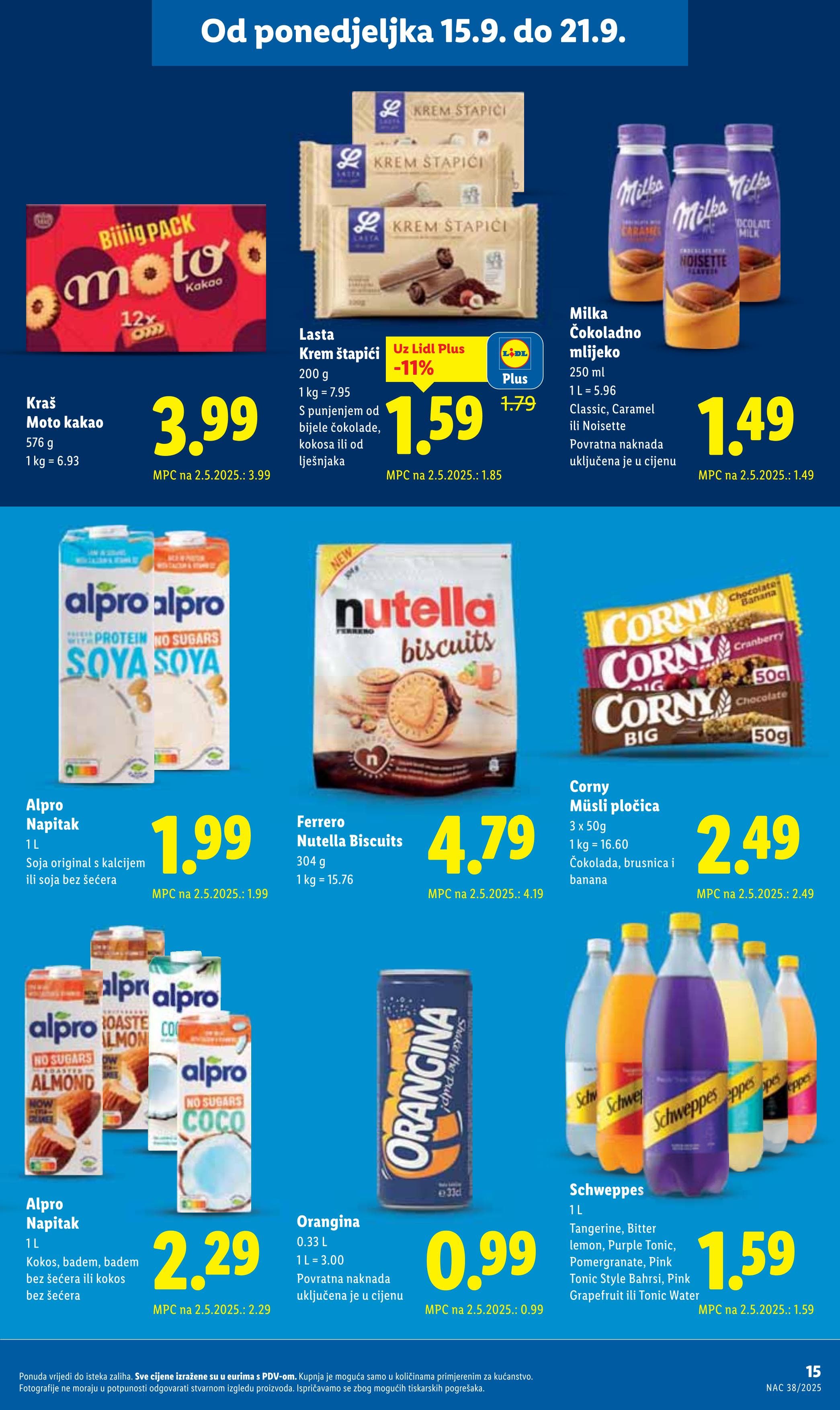 Stranica 15. Lidl kataloga - Akcije od 15.09. do 21.09.2025.