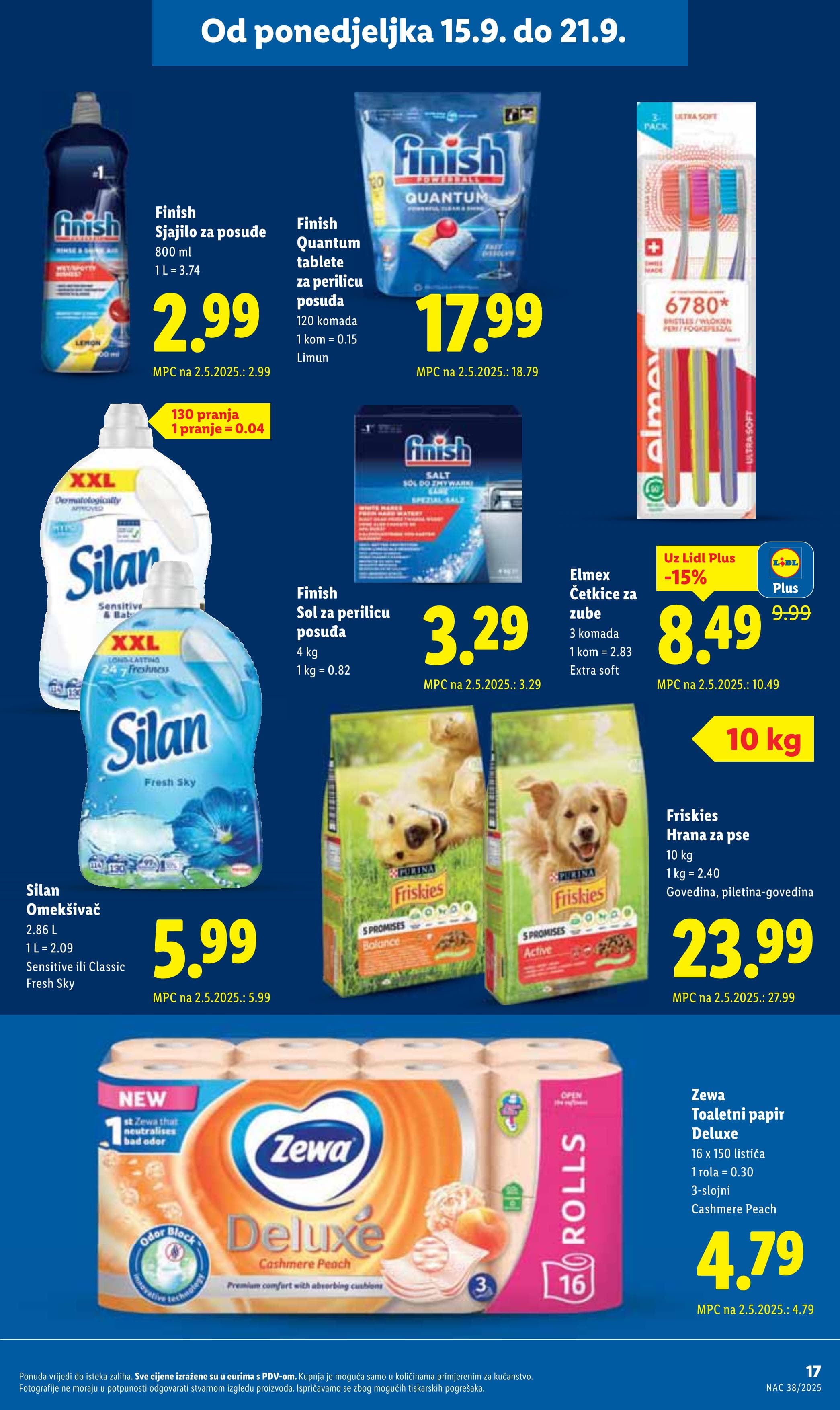 Stranica 17. Lidl kataloga - Akcije od 15.09. do 21.09.2025.