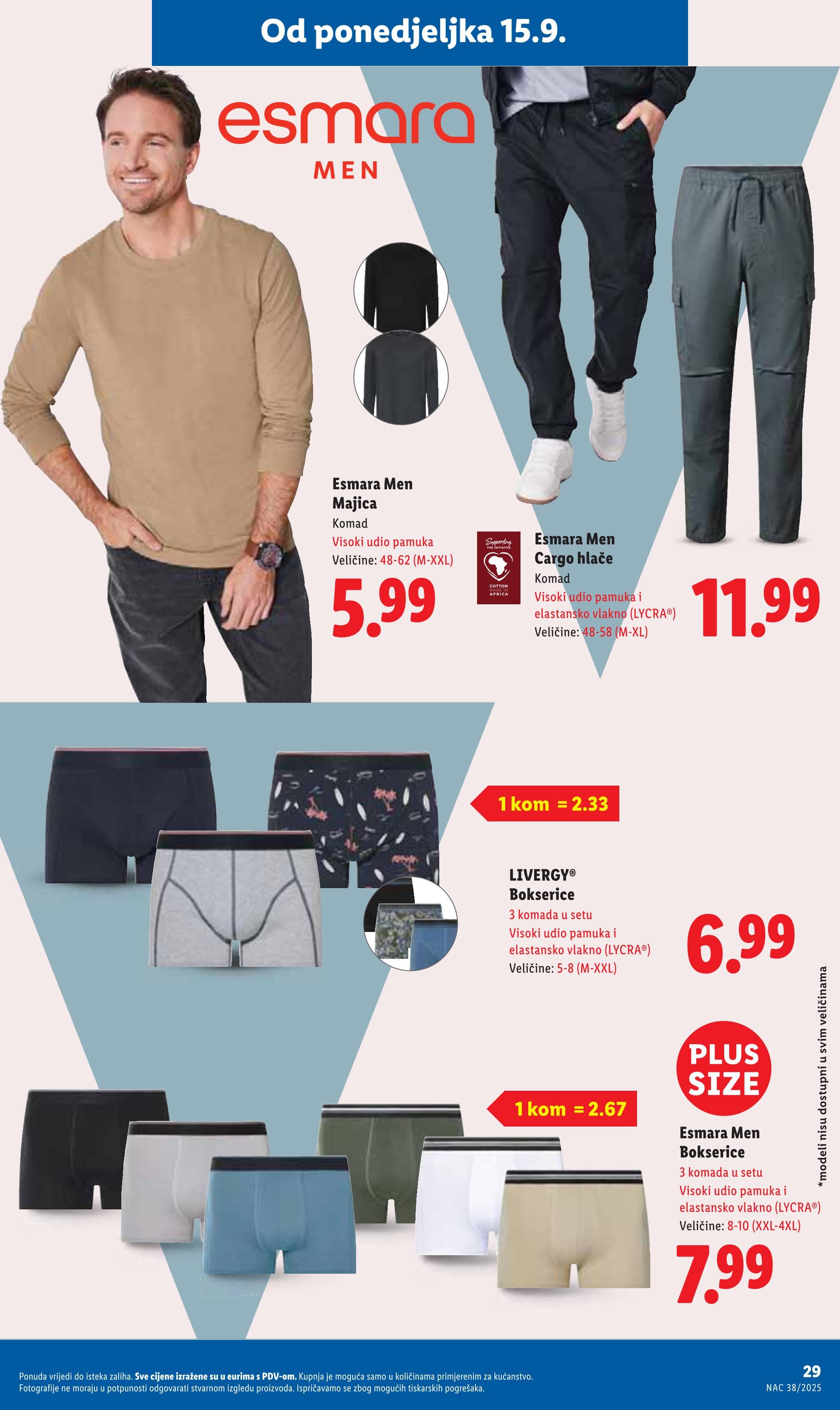 Stranica 29. Lidl kataloga - Akcije od 15.09. do 21.09.2025.