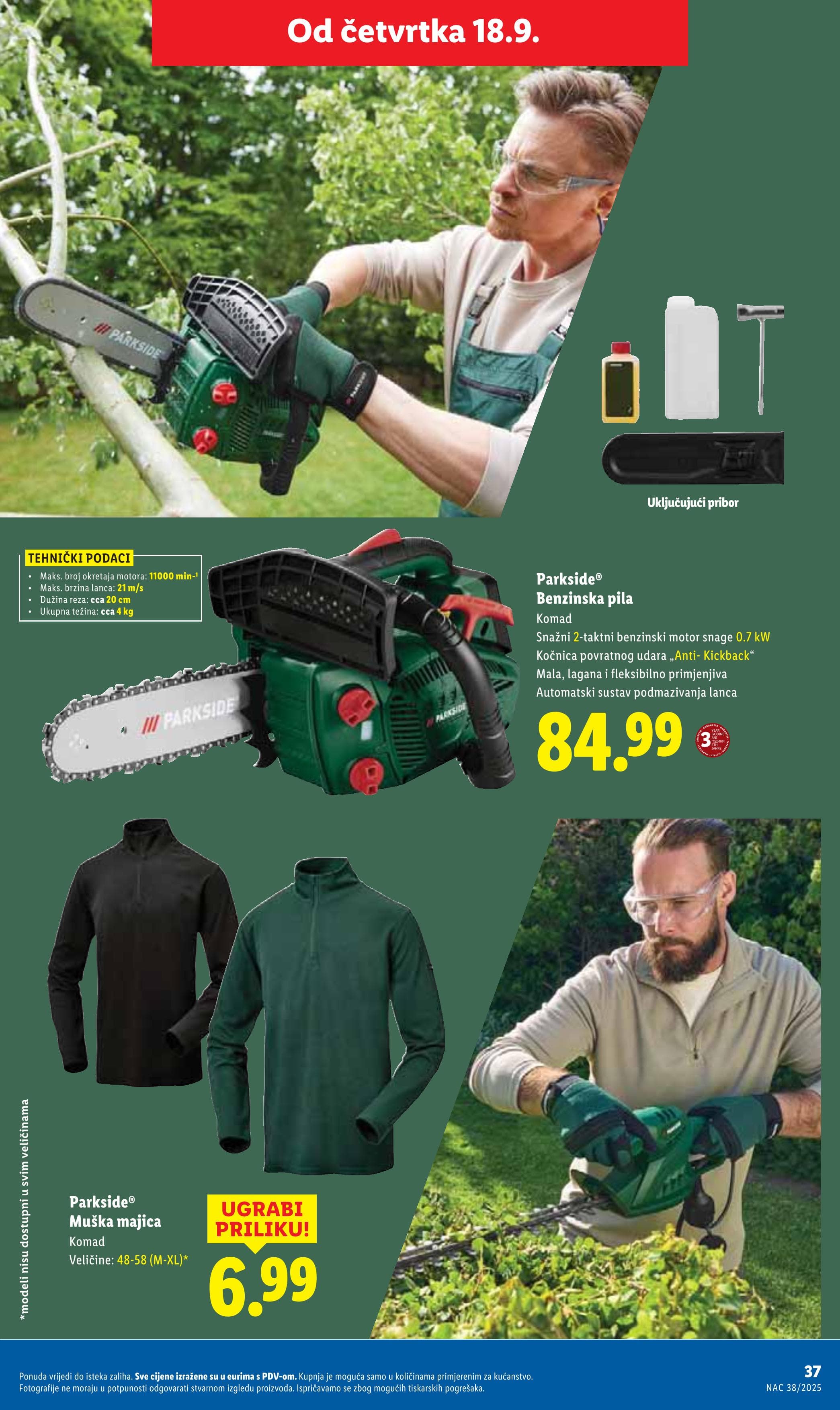 Stranica 37. Lidl kataloga - Akcije od 15.09. do 21.09.2025.