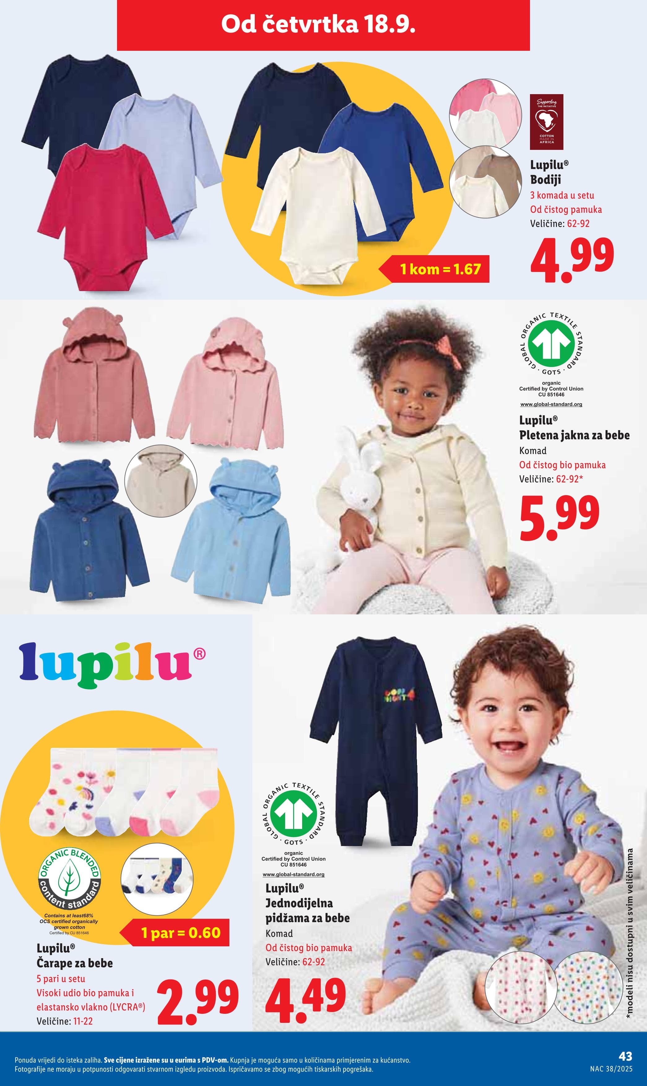 Stranica 43. Lidl kataloga - Akcije od 15.09. do 21.09.2025.