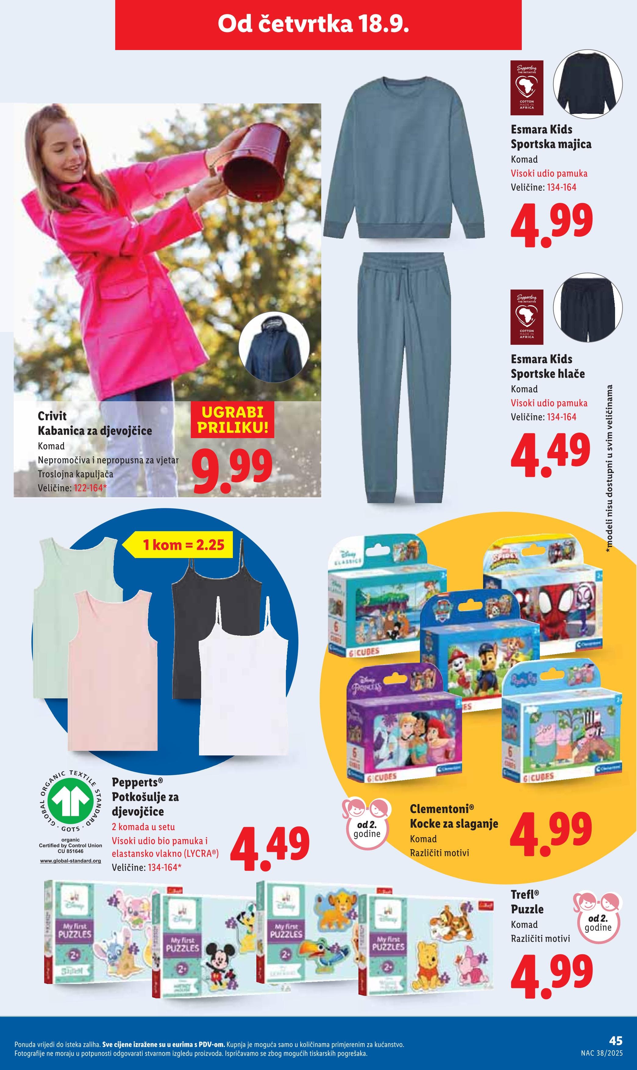 Stranica 45. Lidl kataloga - Akcije od 15.09. do 21.09.2025.