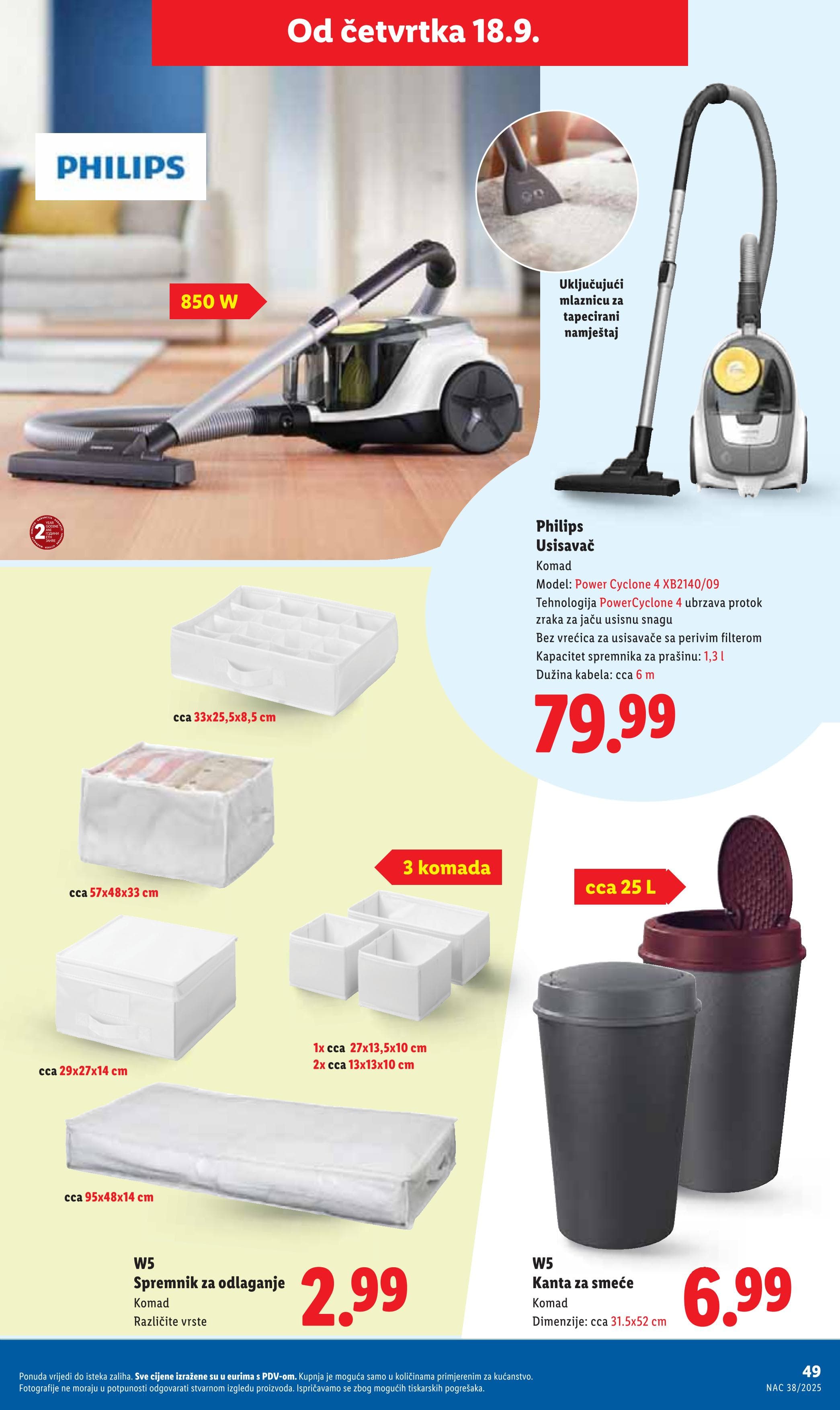 Stranica 49. Lidl kataloga - Akcije od 15.09. do 21.09.2025.