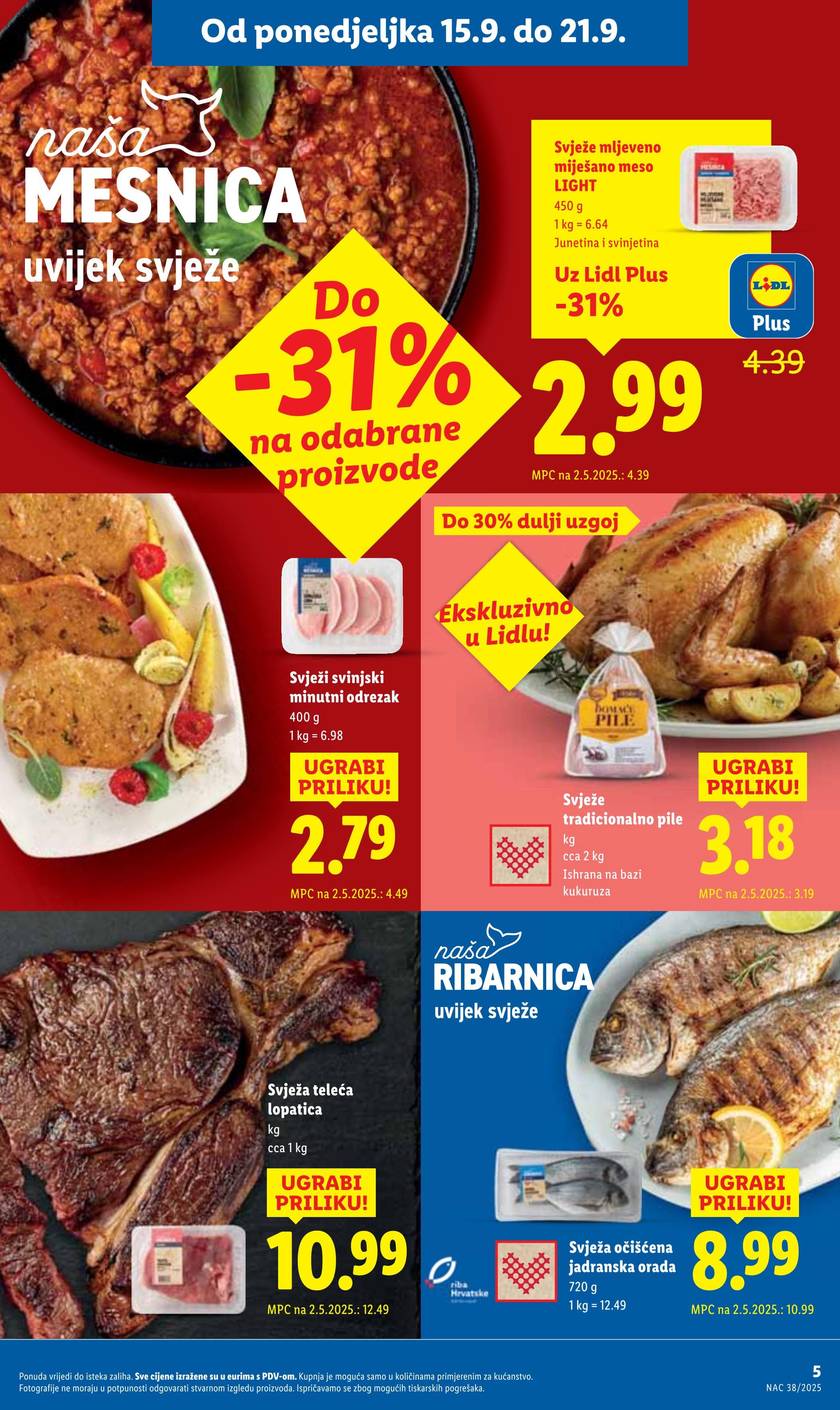 Stranica 5. Lidl kataloga - Akcije od 15.09. do 21.09.2025.