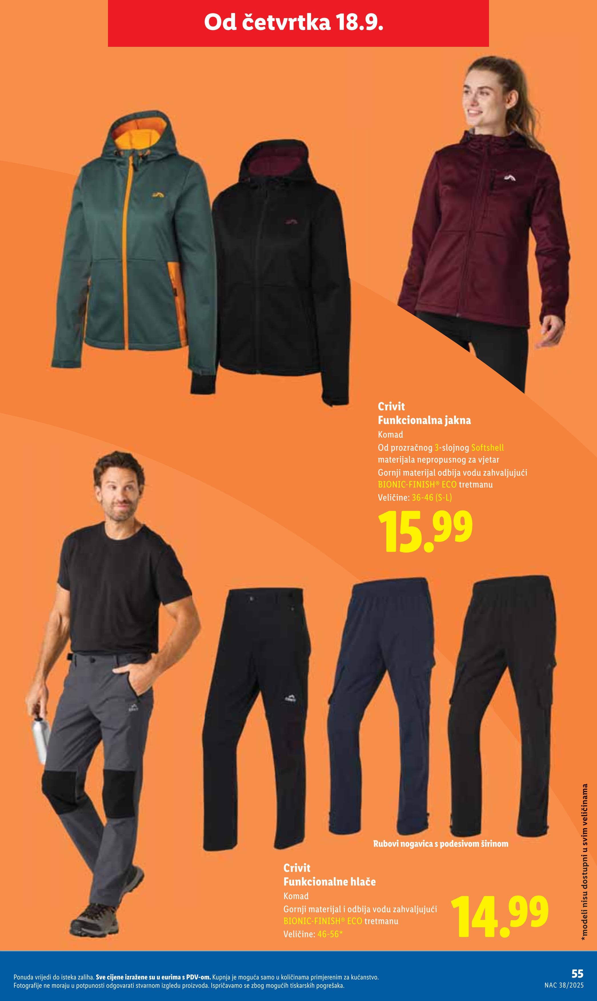 Stranica 55. Lidl kataloga - Akcije od 15.09. do 21.09.2025.