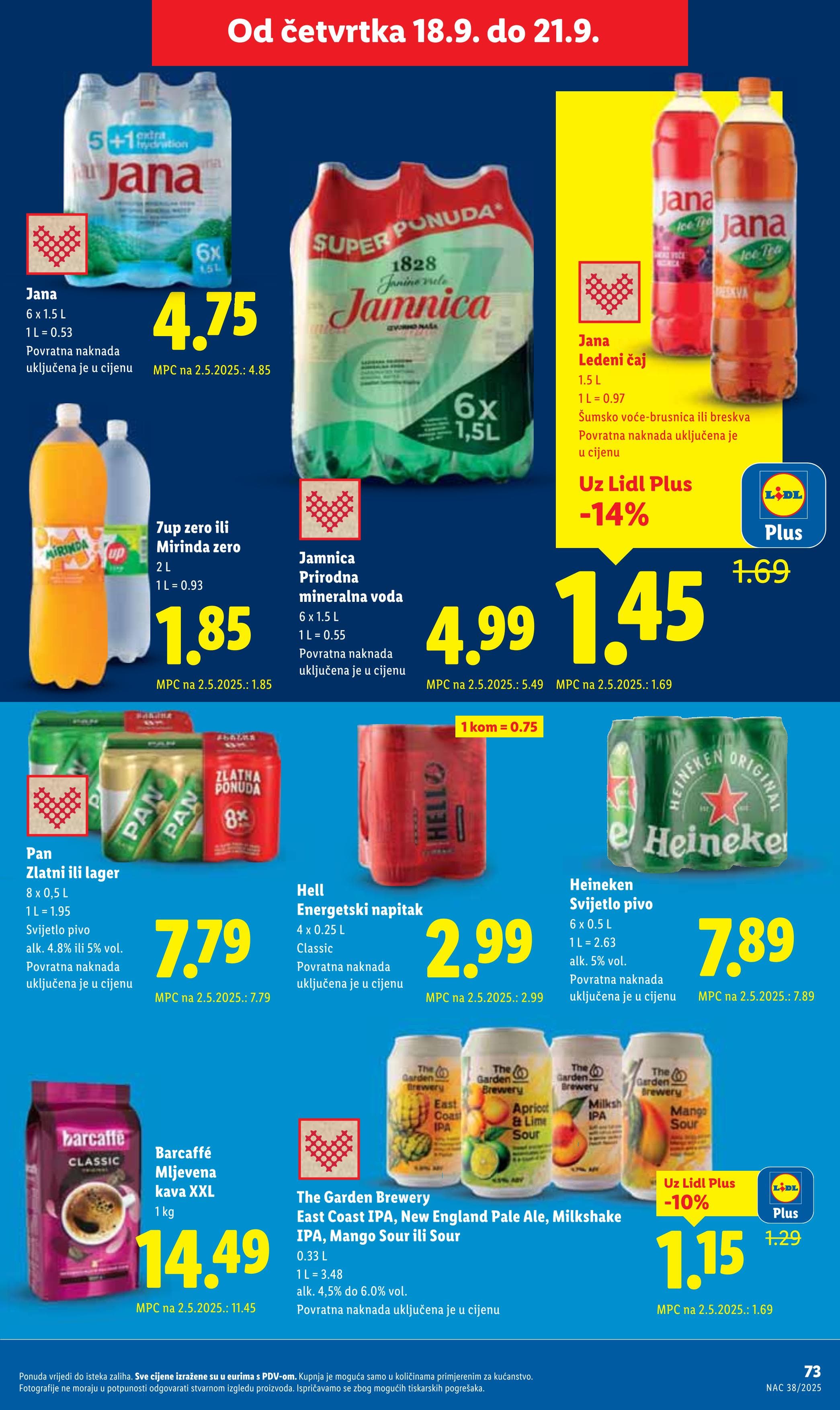 Stranica 73. Lidl kataloga - Akcije od 15.09. do 21.09.2025.