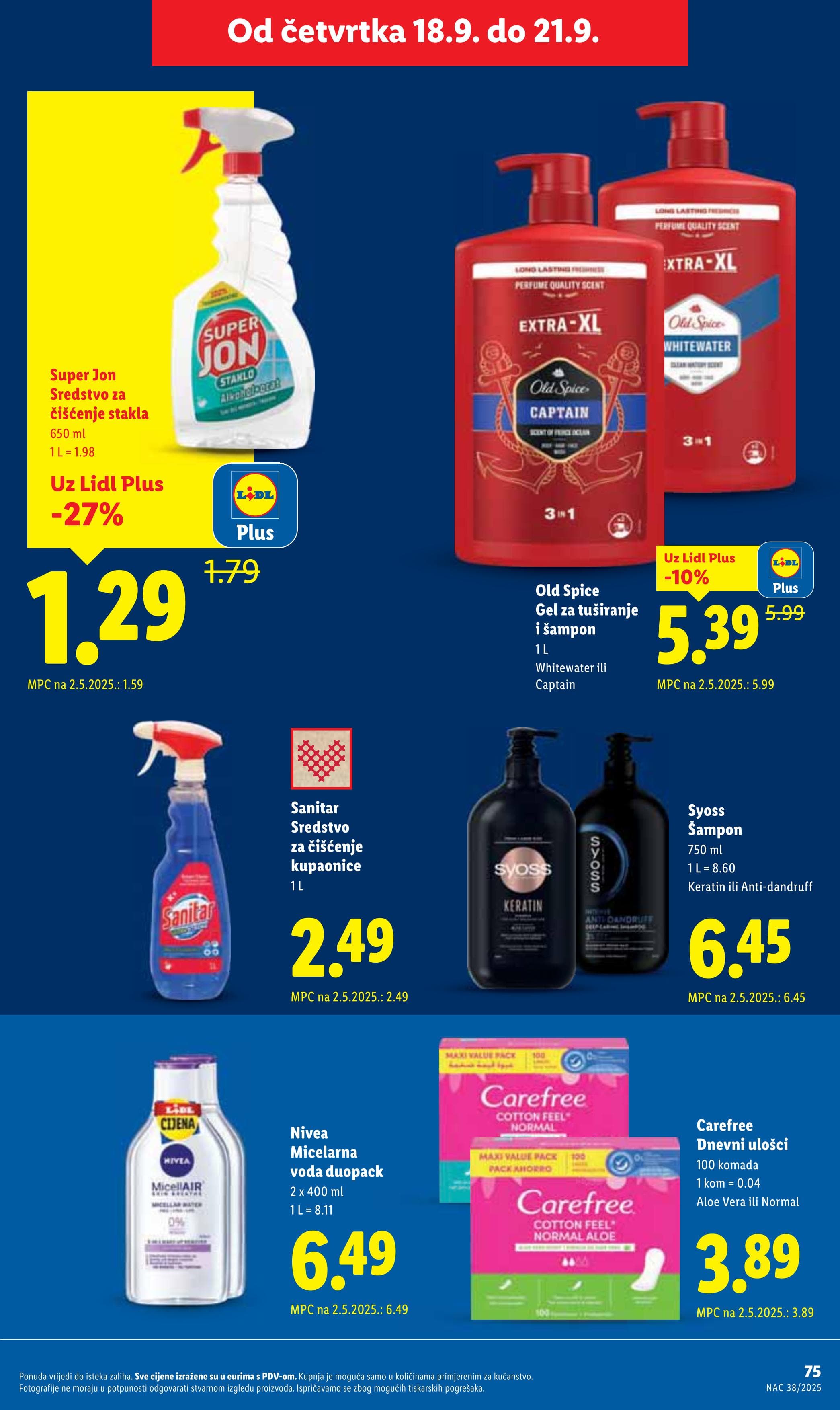Stranica 75. Lidl kataloga - Akcije od 15.09. do 21.09.2025.