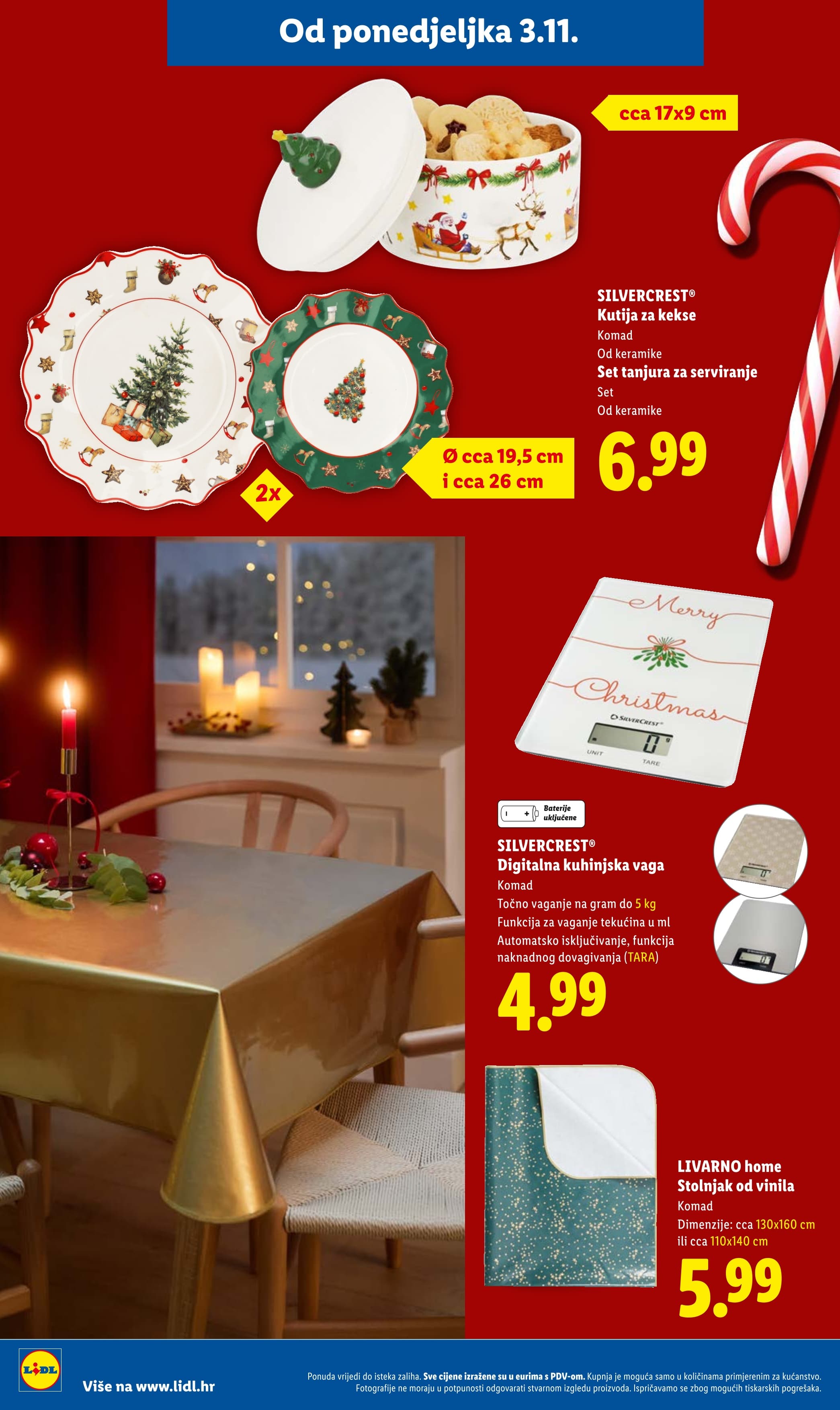 Page from catalog: Božićni katalog