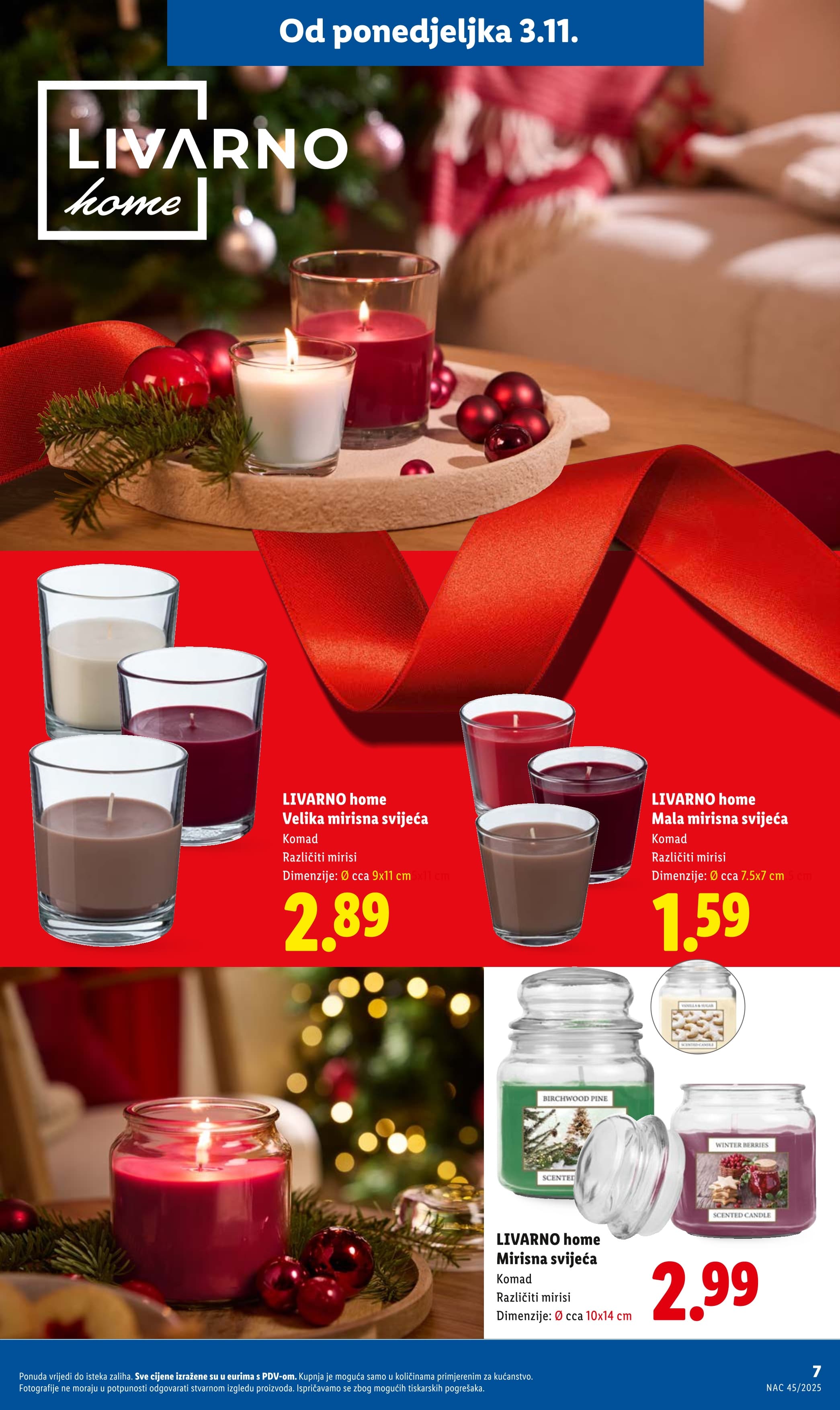 Page from catalog: Božićni katalog