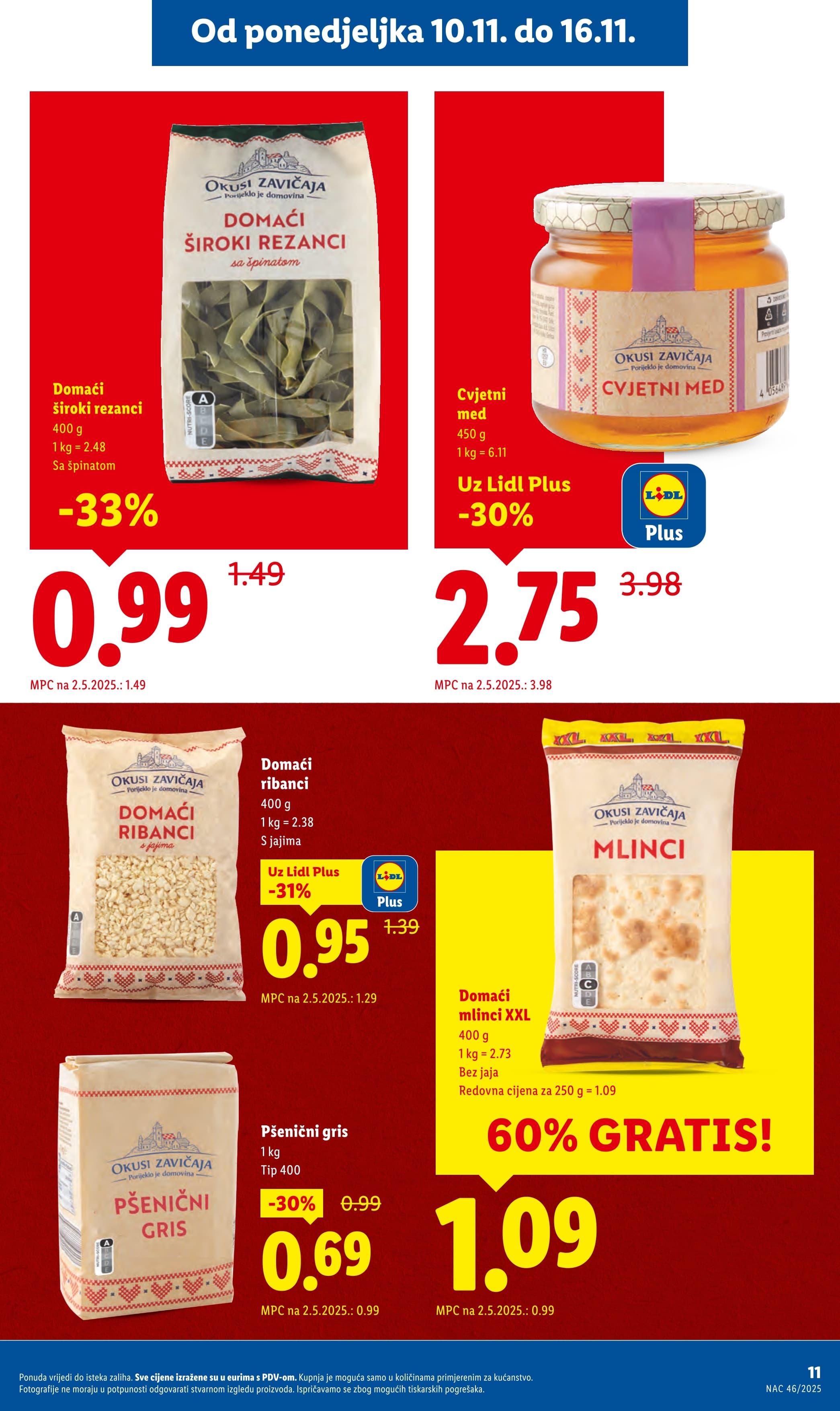 Stranica 11. Lidl kataloga - Akcije od 10.11. do 16.11.2025.