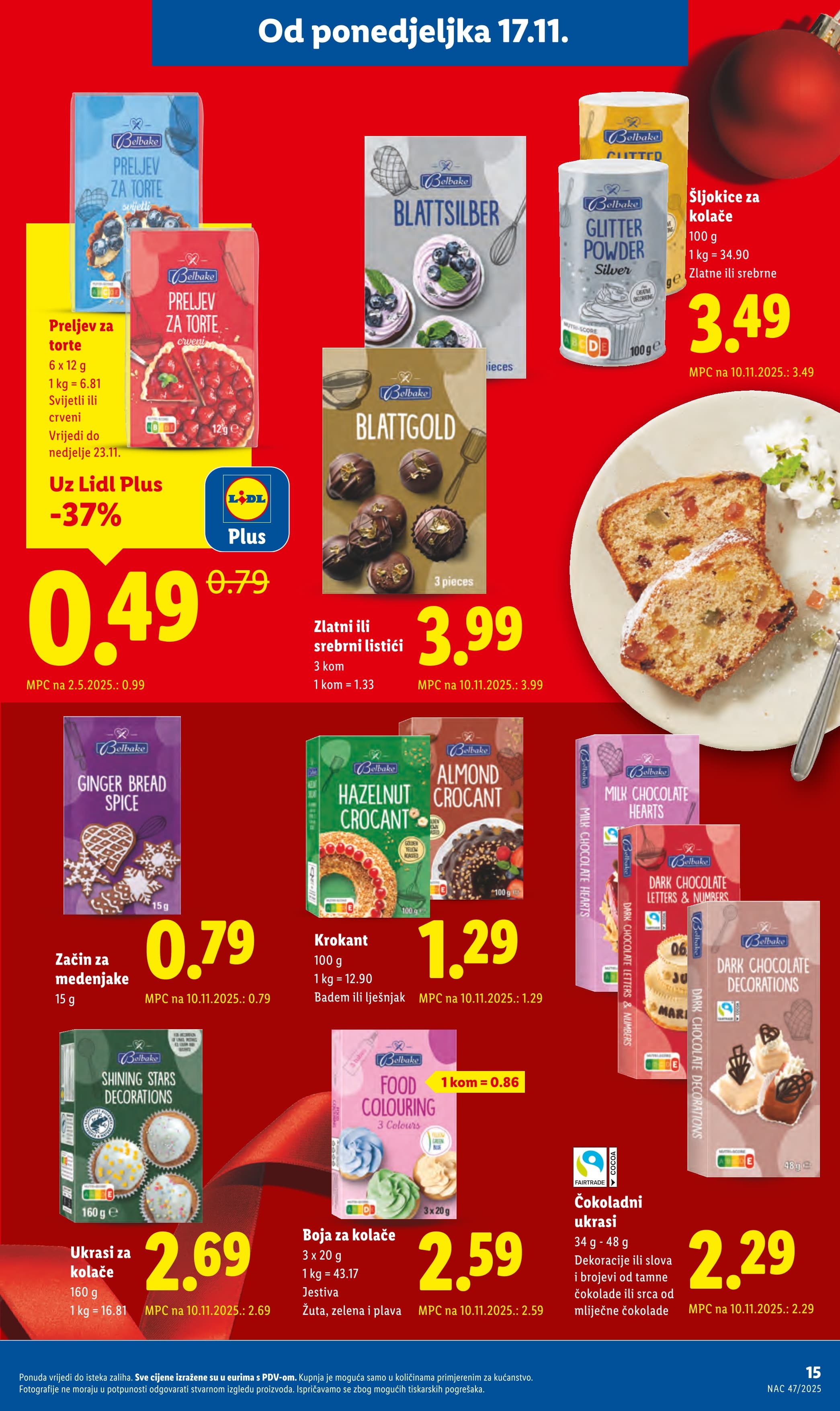 Stranica 15. Lidl kataloga - Akcije od 17.11. do 23.11.2025.