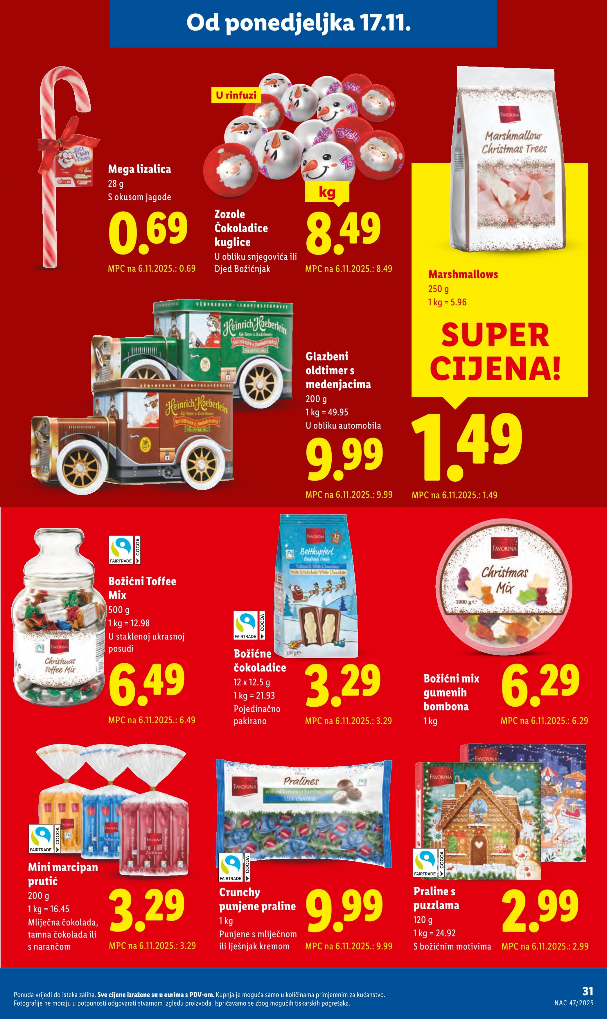Stranica 31. Lidl kataloga - Akcije od 17.11. do 23.11.2025.