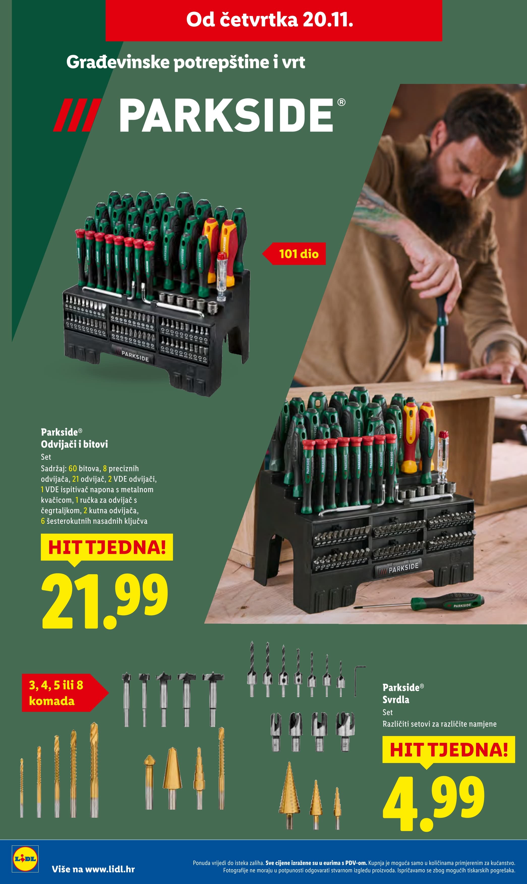 Stranica 1. Lidl kataloga - Akcije od 20.11. do 23.11.2025.