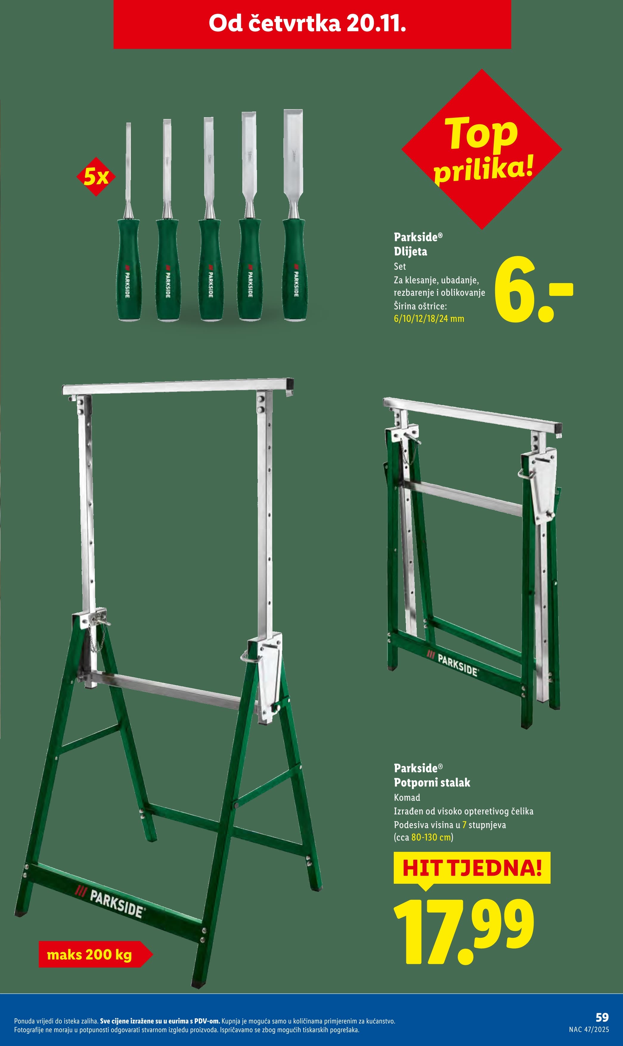 Stranica 2. Lidl kataloga - Akcije od 20.11. do 23.11.2025.