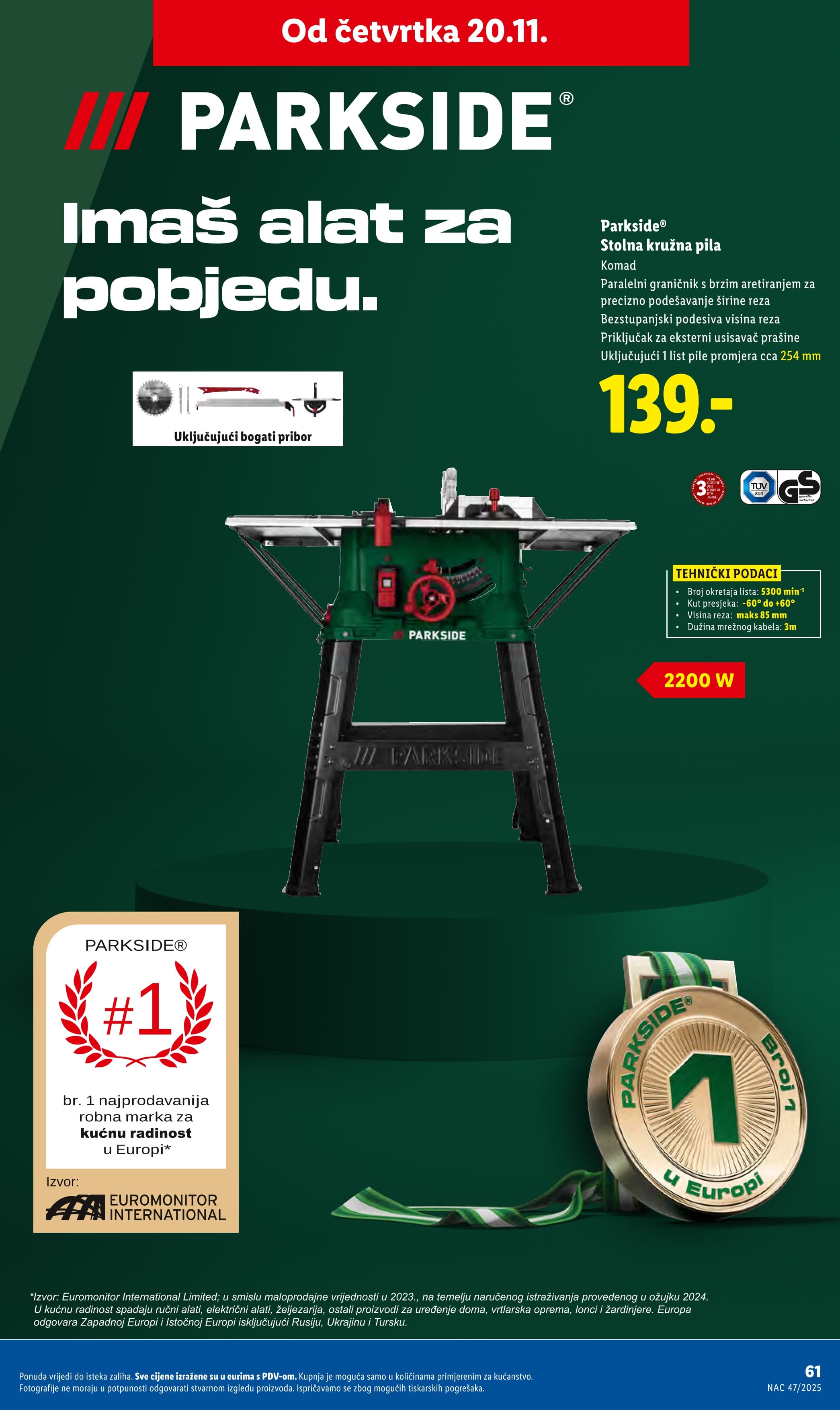 Stranica 4. Lidl kataloga - Akcije od 20.11. do 23.11.2025.