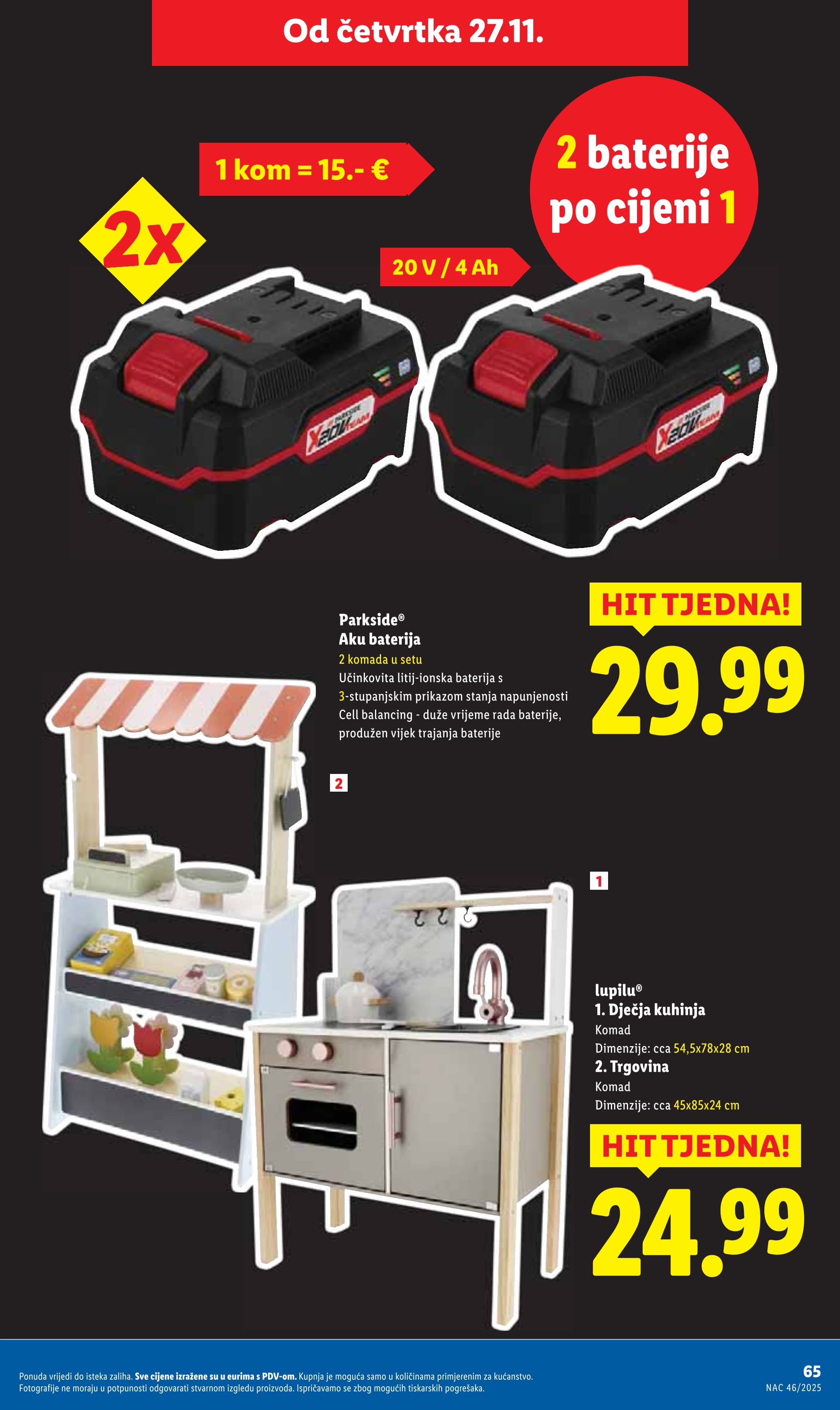 Stranica 22. Lidl kataloga - Akcije od 27.11. do 30.11.2025.
