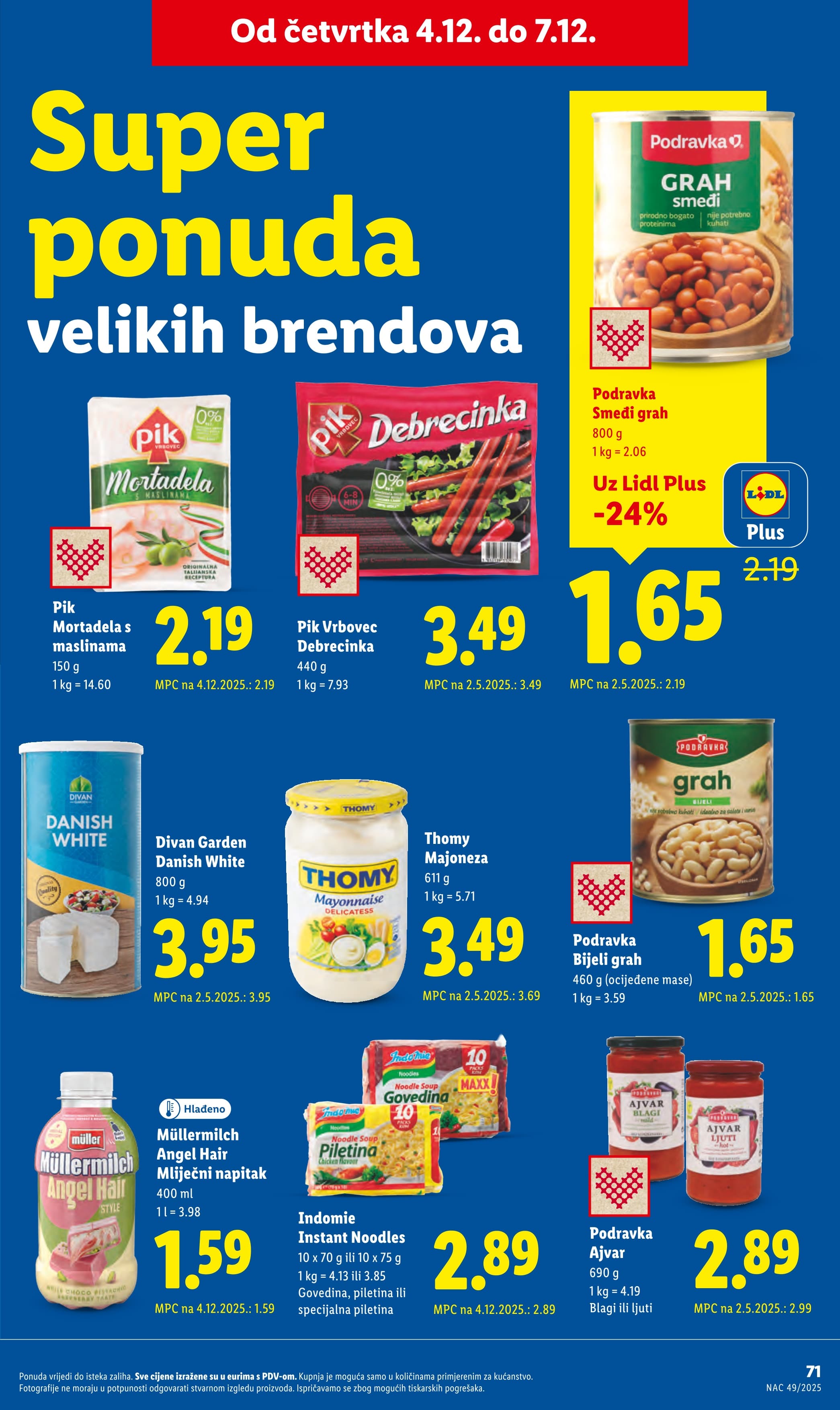 Stranica 25. Lidl kataloga - od 04.12. do 07.12.2025.