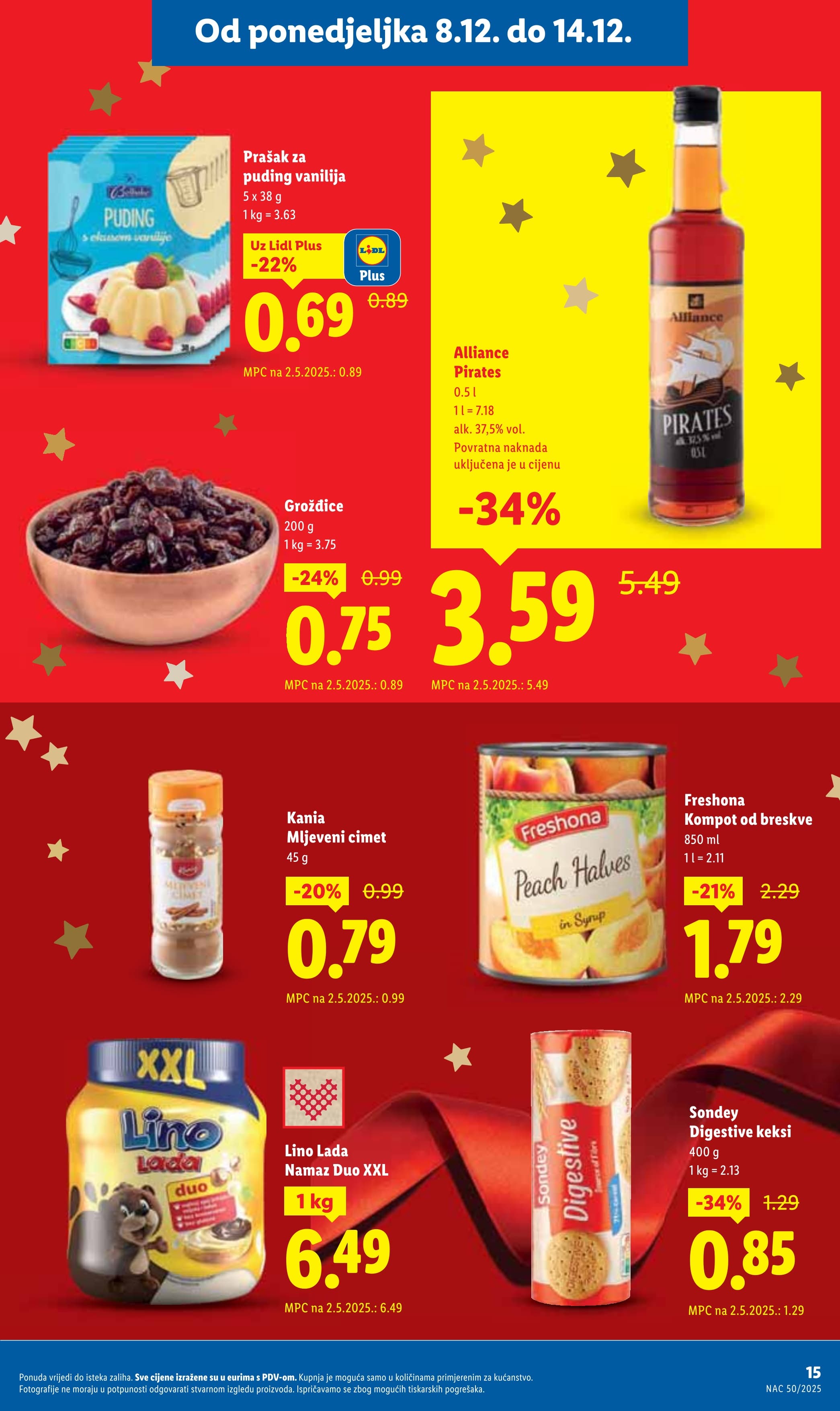 Stranica 15. Lidl kataloga - Akcije od 08.12. do 14.12.2025.