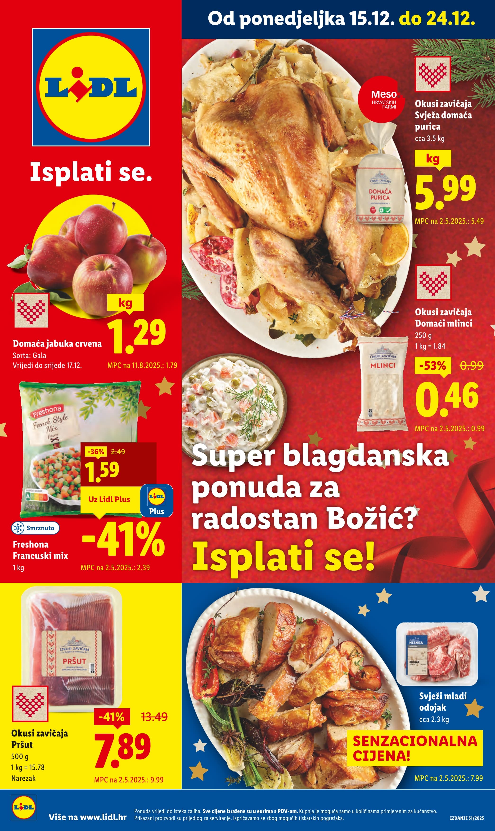 Stranica 1. Lidl kataloga - Akcije od 15.12. do 24.12.2025.