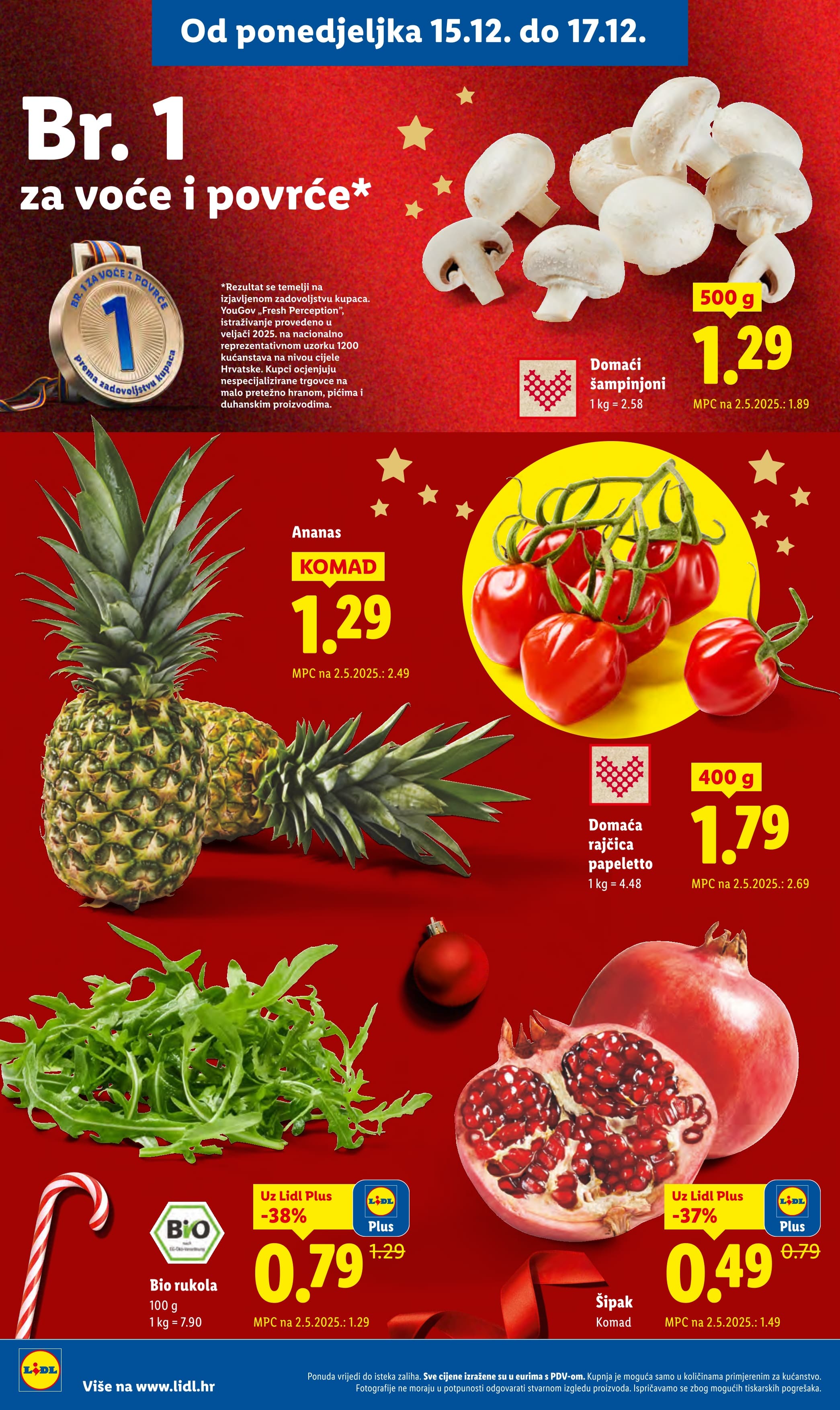Stranica 2. Lidl kataloga - Akcije od 15.12. do 24.12.2025.
