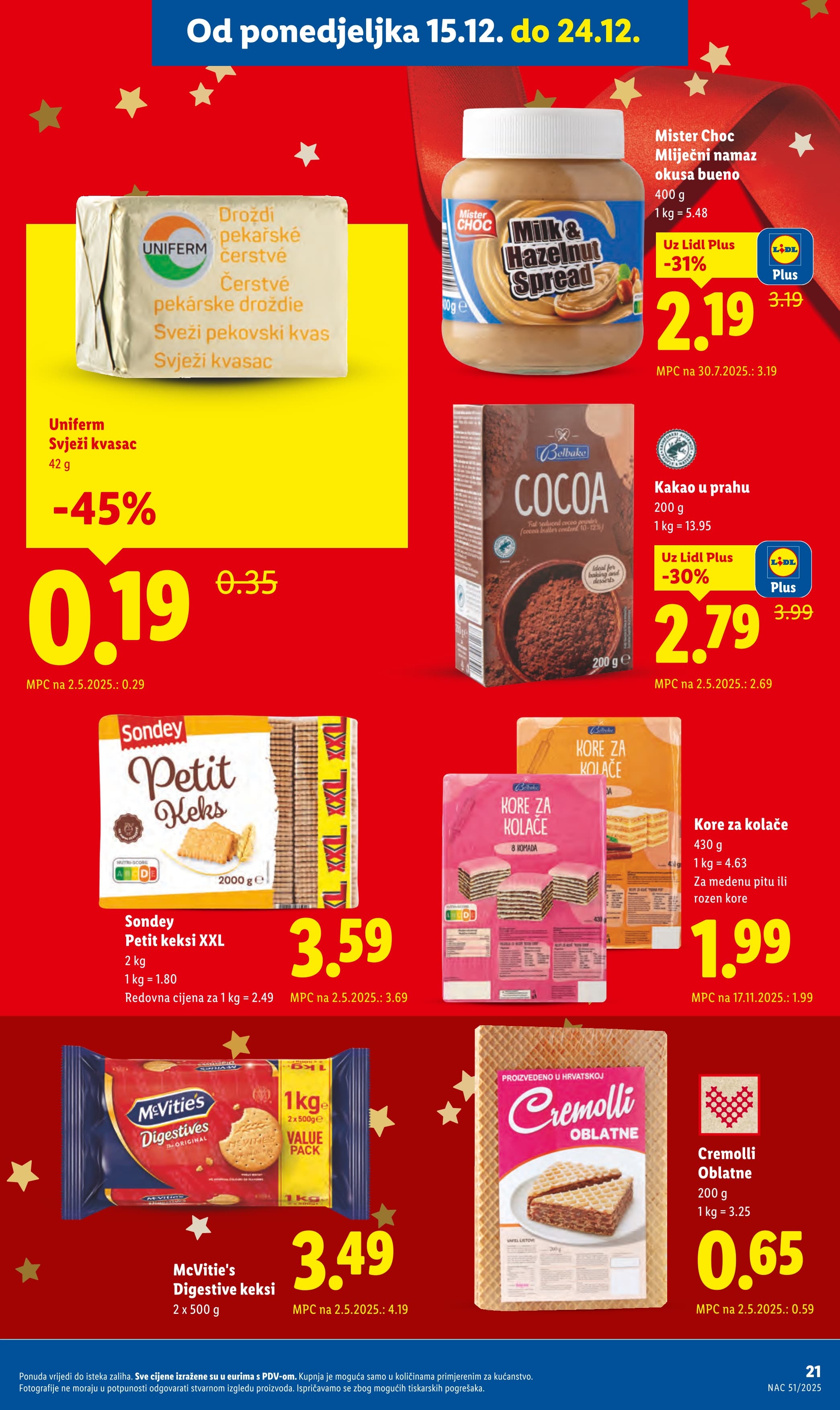 Stranica 21. Lidl kataloga - Akcije od 15.12. do 24.12.2025.