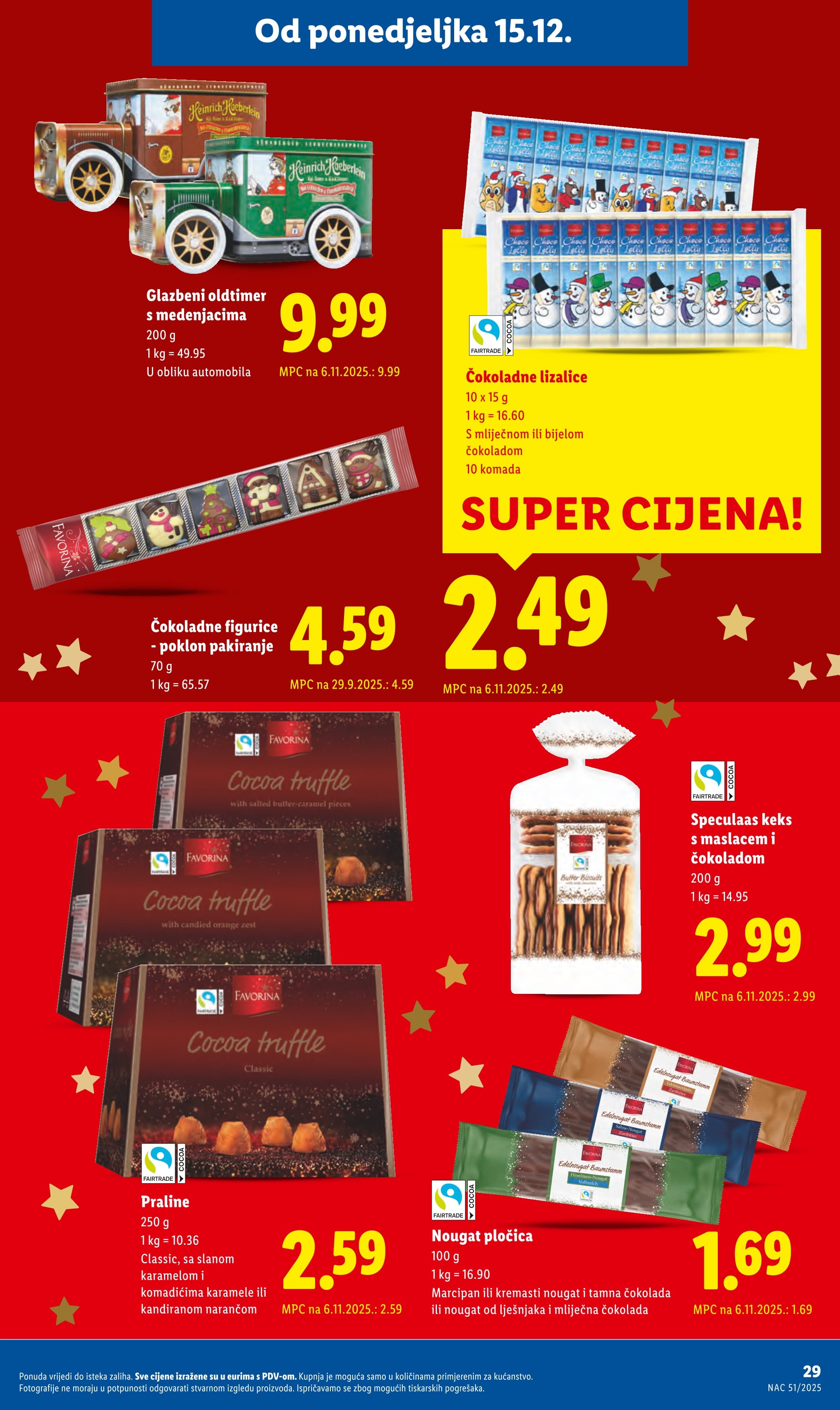 Stranica 29. Lidl kataloga - Akcije od 15.12. do 24.12.2025.
