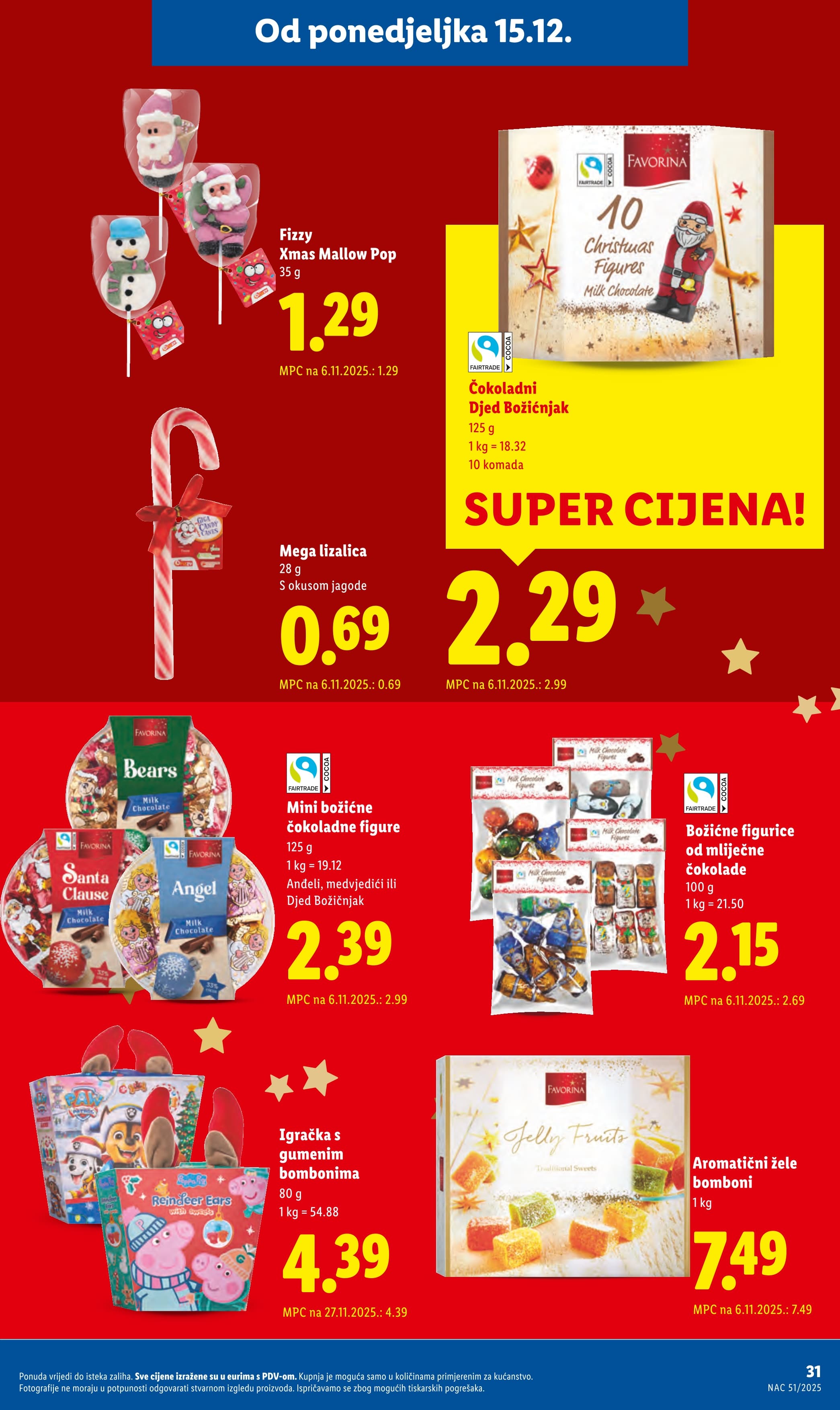 Stranica 31. Lidl kataloga - Akcije od 15.12. do 24.12.2025.