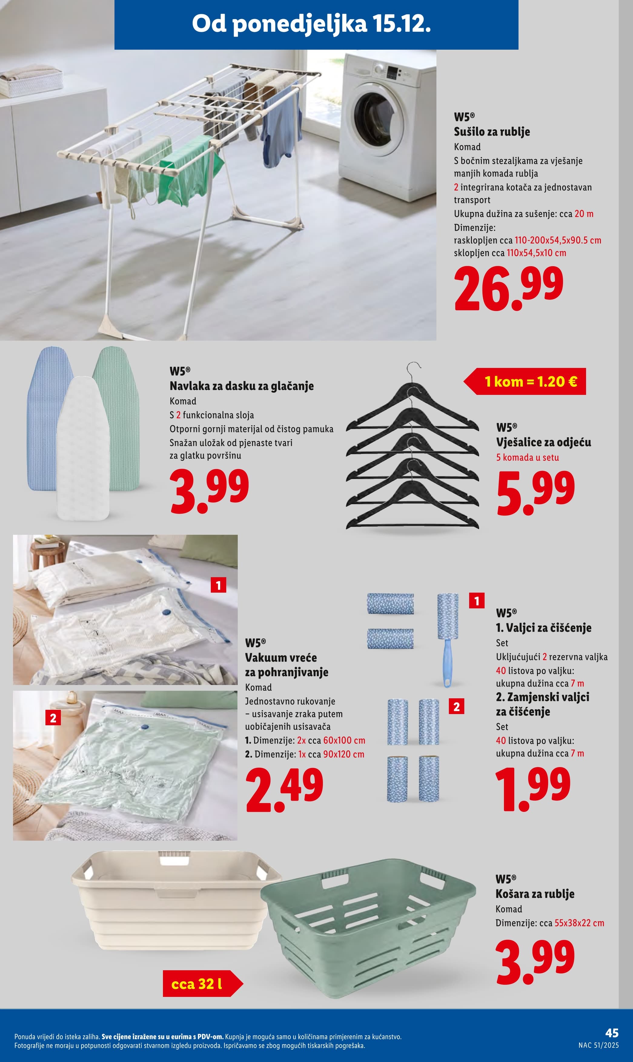 Stranica 45. Lidl kataloga - Akcije od 15.12. do 24.12.2025.
